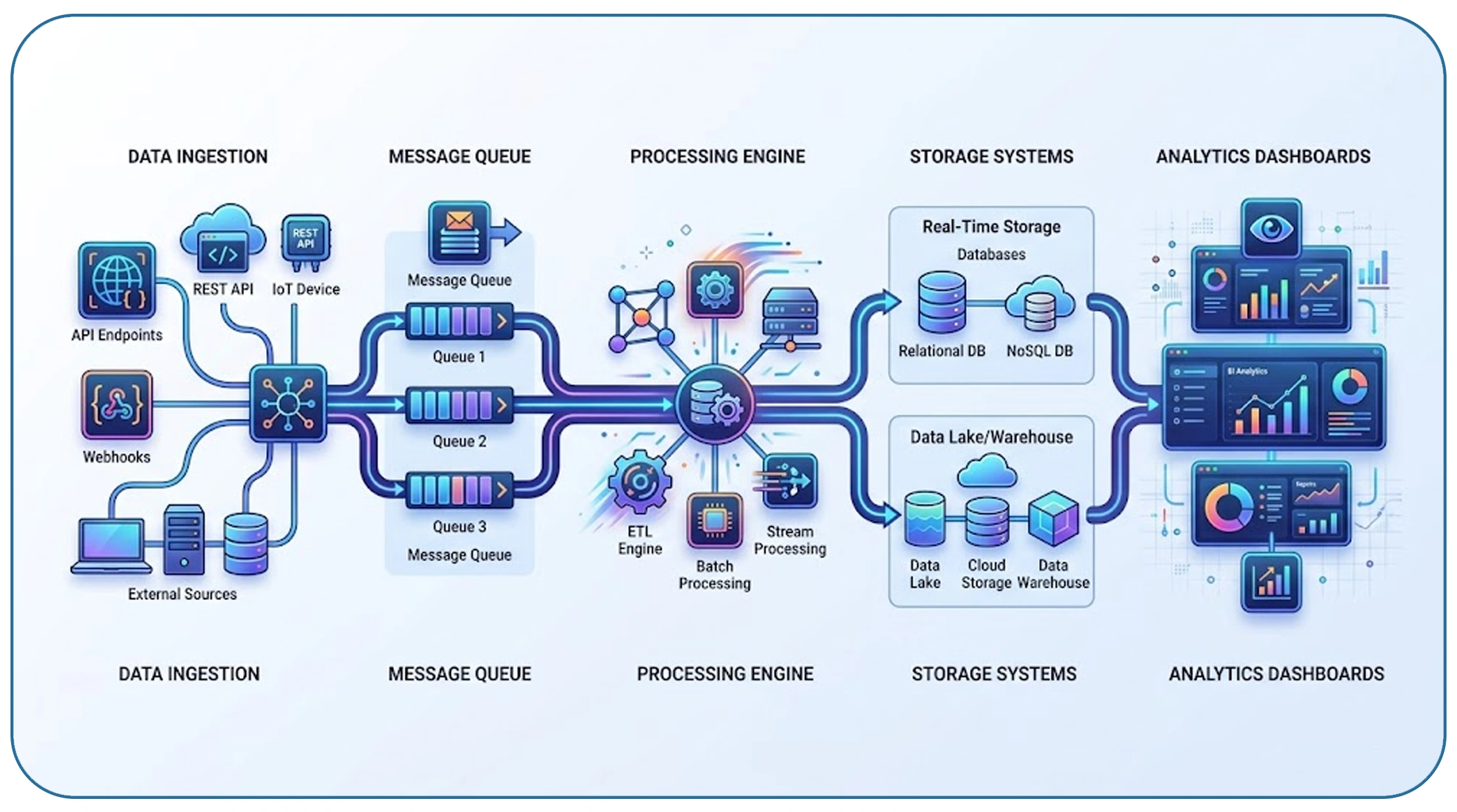Designing Efficient Workflows for Continuous Data Flow
