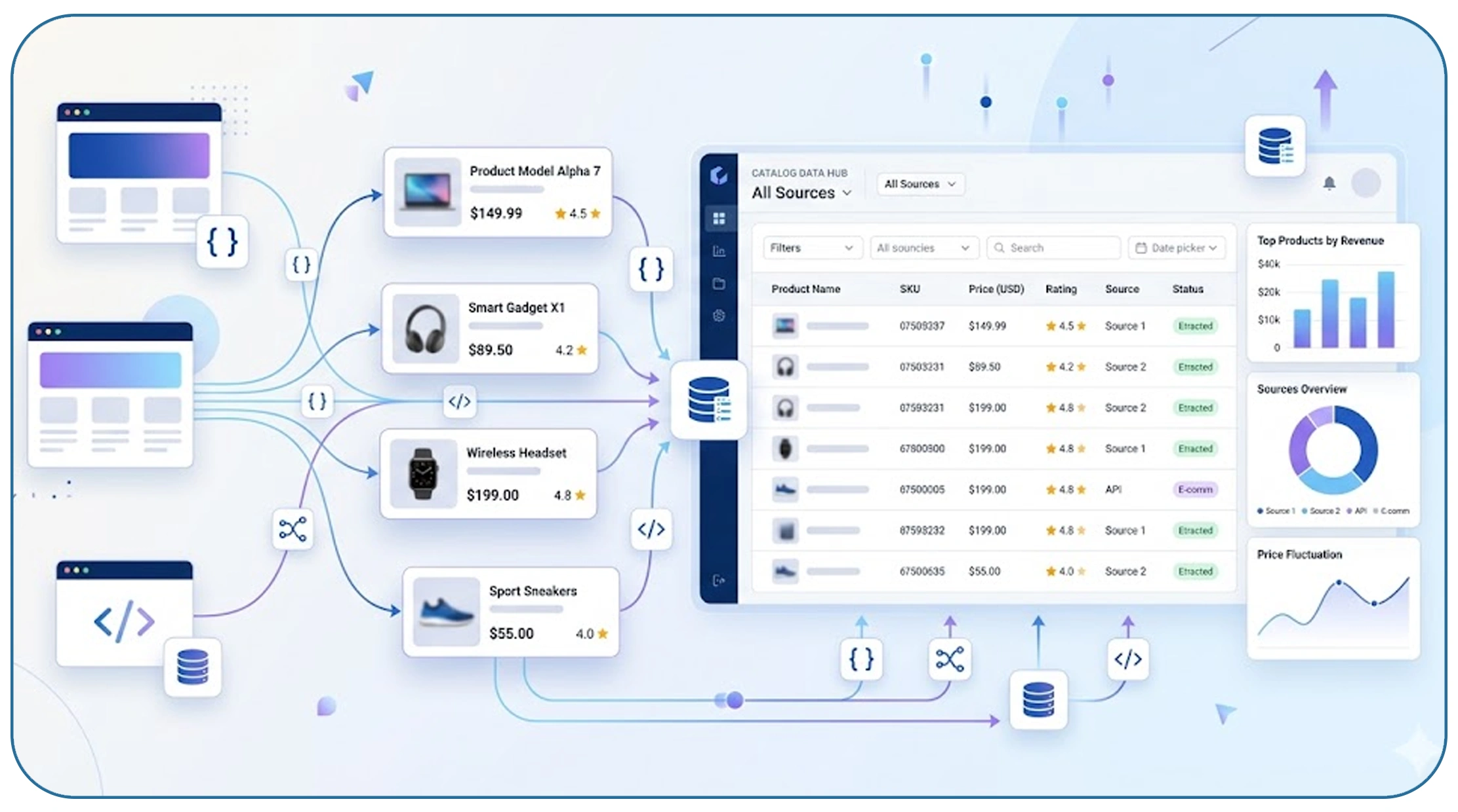 Transforming Raw Data into Structured Product Catalogs