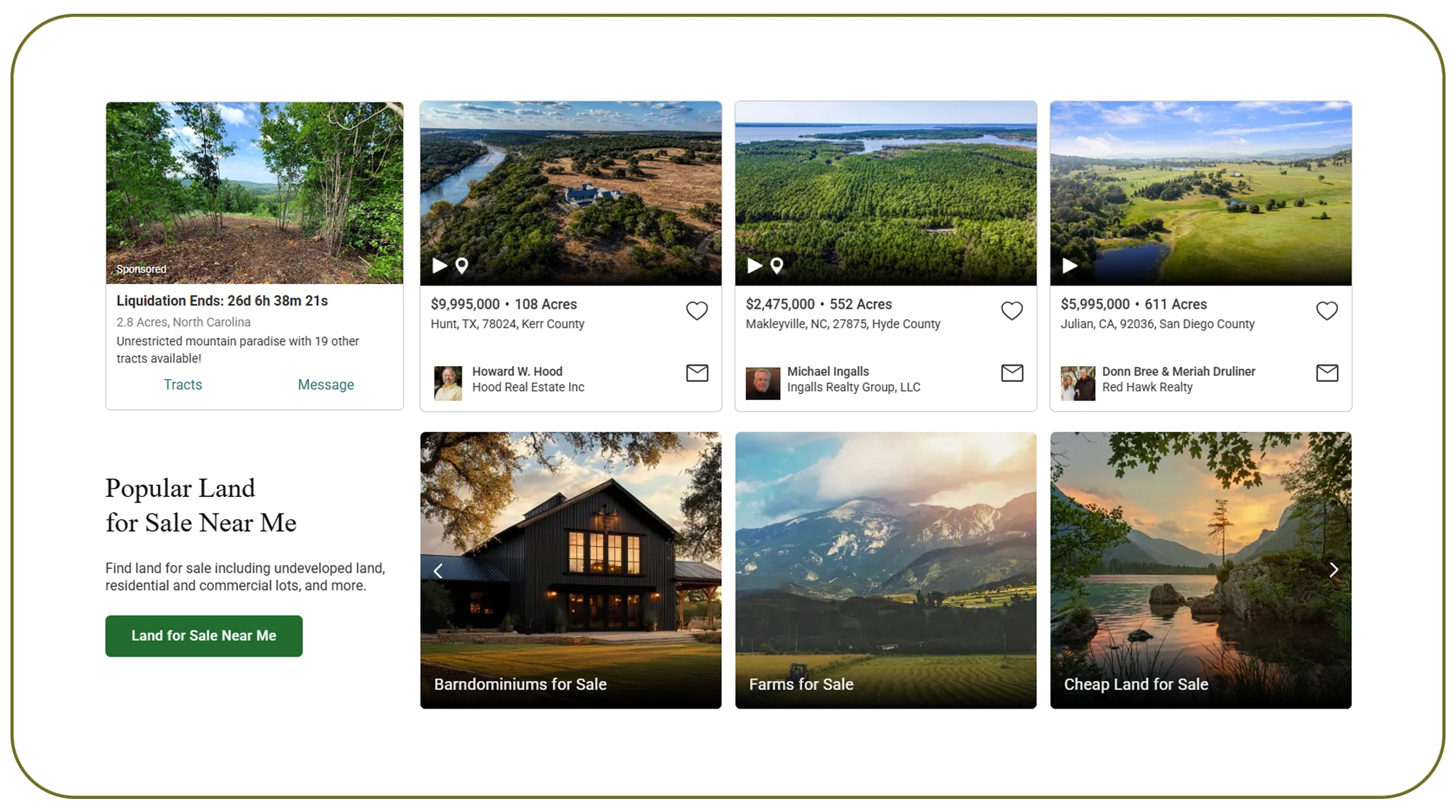 Extract Land.com property listings for market research
