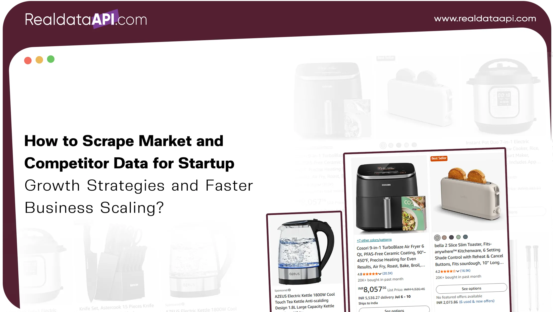 How to Scrape Market and Competitor Data for Startup Growth Strategies and Faster Business Scaling? 