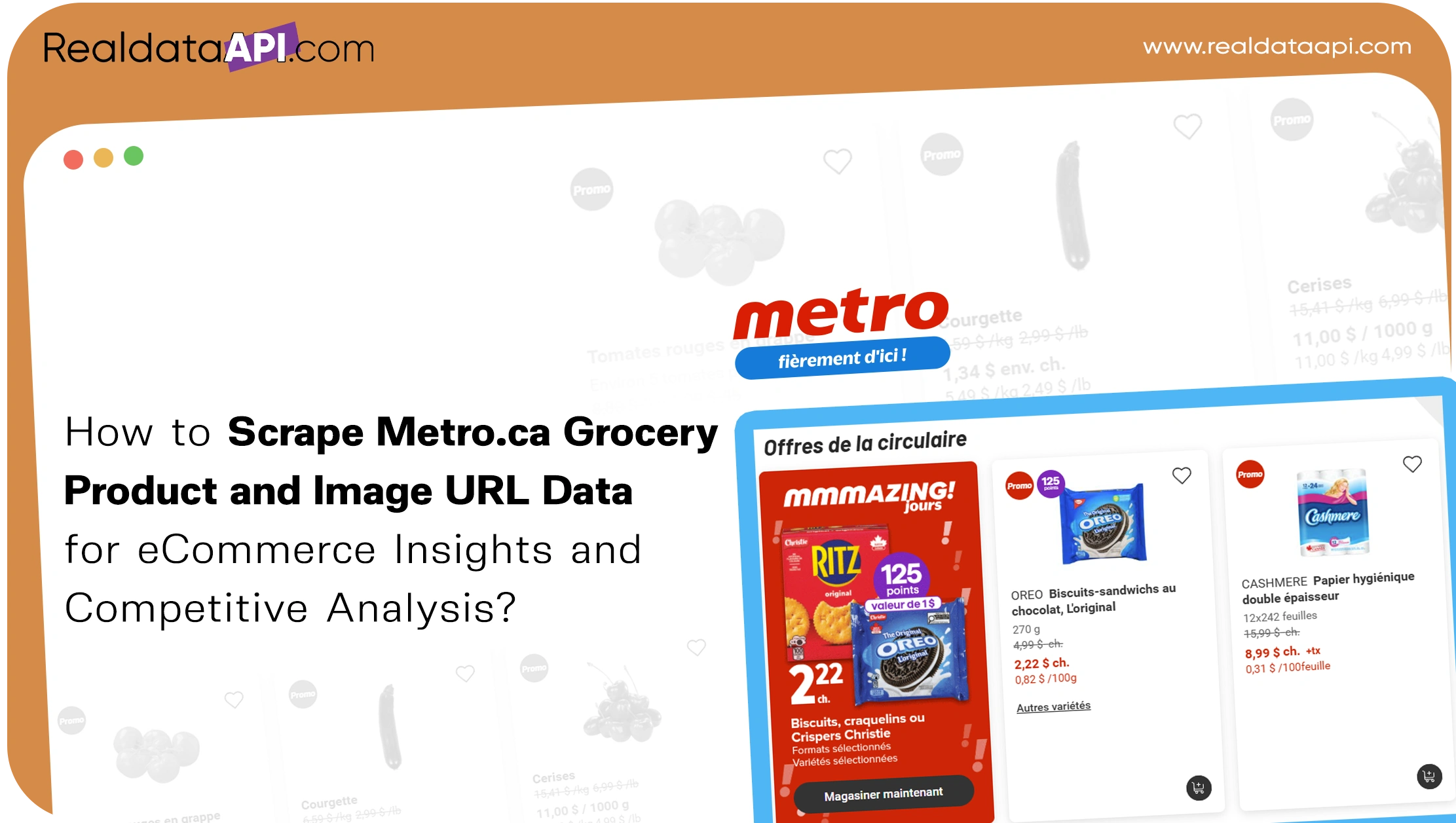 How to Scrape Metro.ca Grocery Product and Image URL Data for eCommerce Insights and Competitive Analysis?