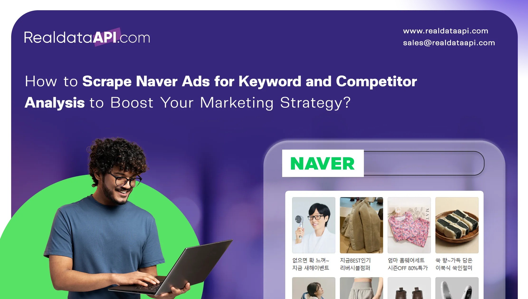 How to Scrape Naver Ads for Keyword and Competitor Analysis to Boost Your Marketing Strategy?