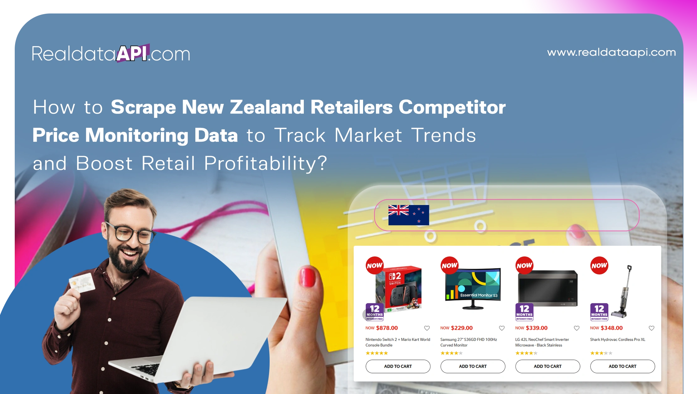 How to Scrape New Zealand Retailers Competitor Price Monitoring Data to Track Market Trends and Boost Retail Profitability?