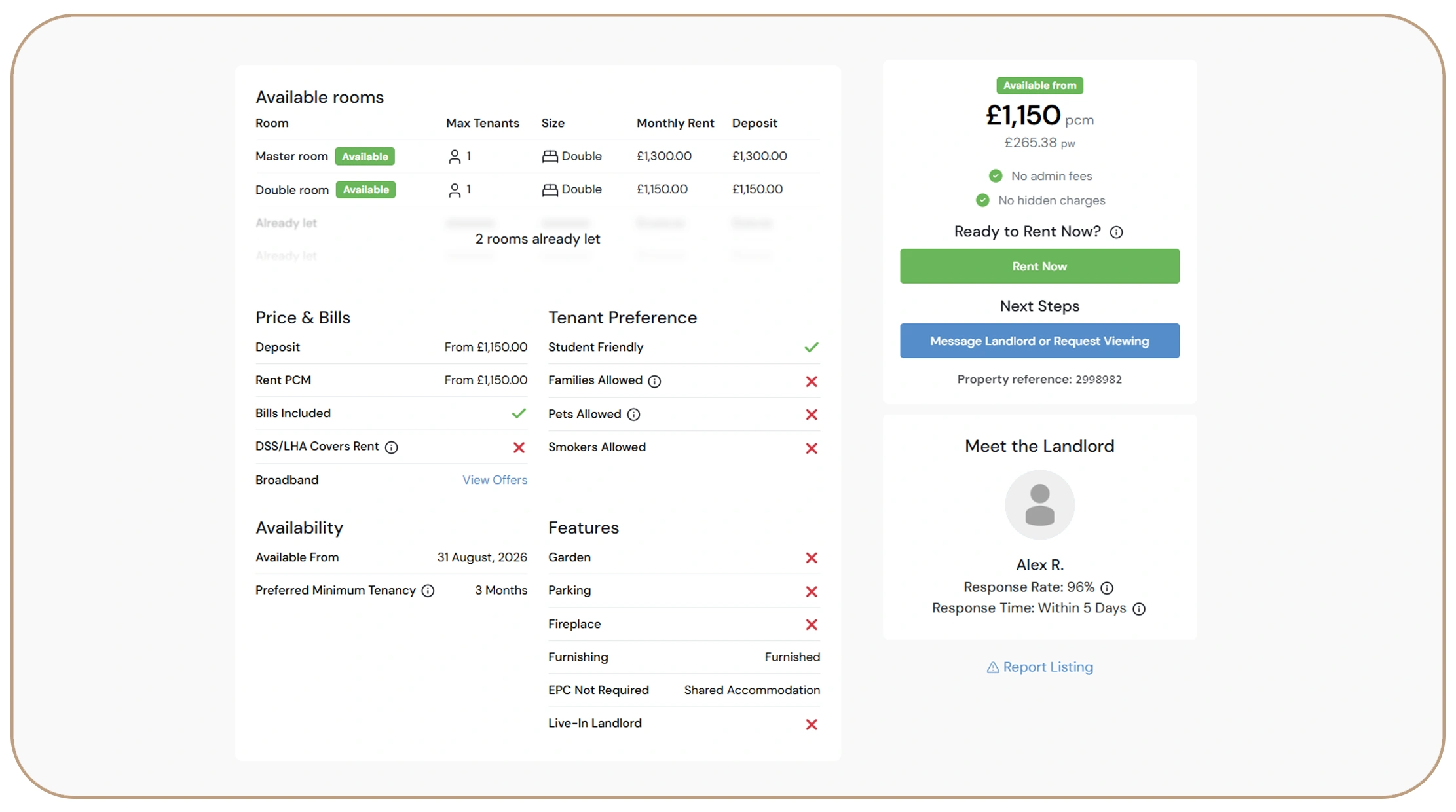Automated OpenRent property data collection
