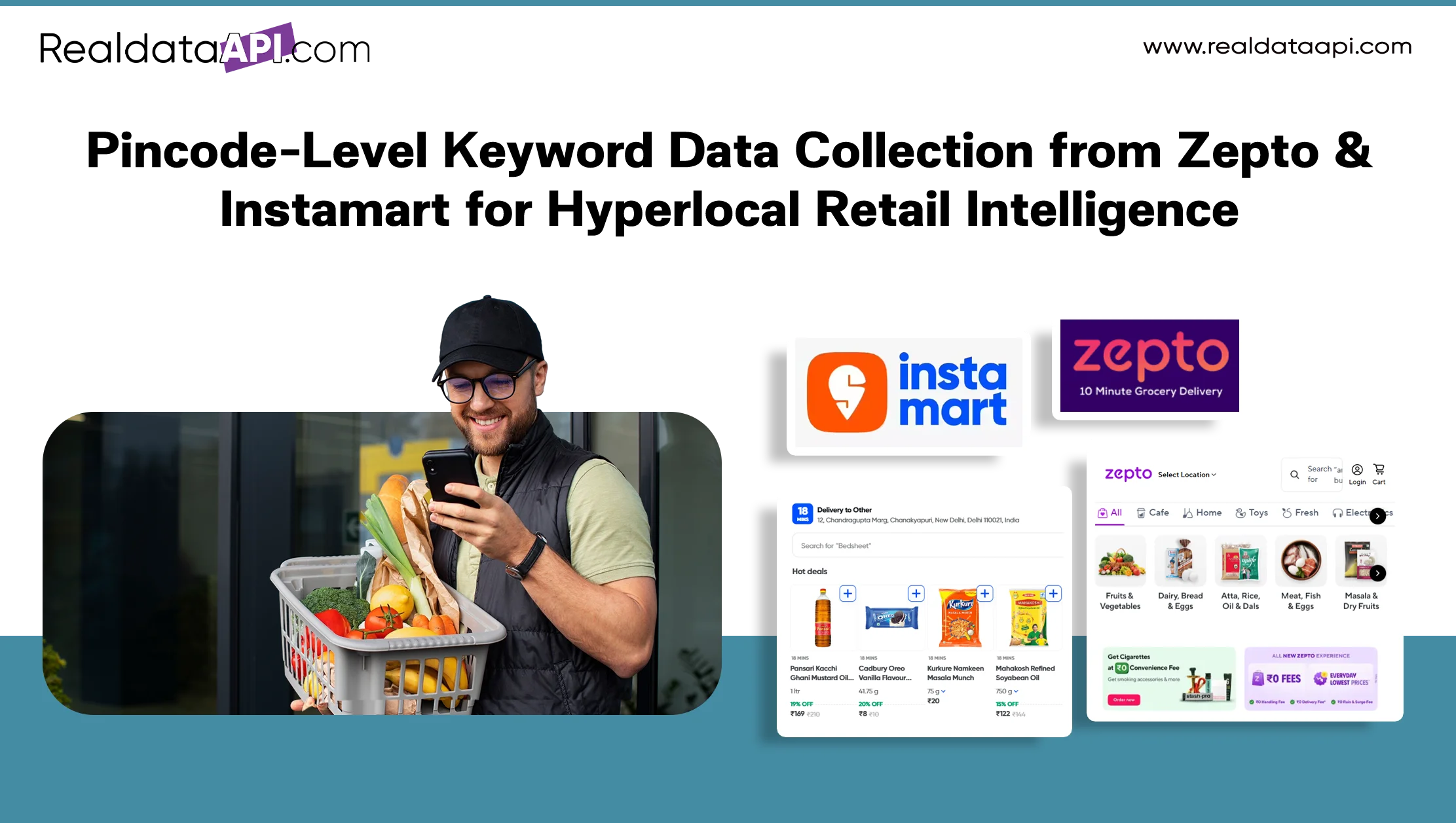 Pincode-Level Keyword Data Collection from Zepto & Instamart for Hyperlocal Retail Intelligence