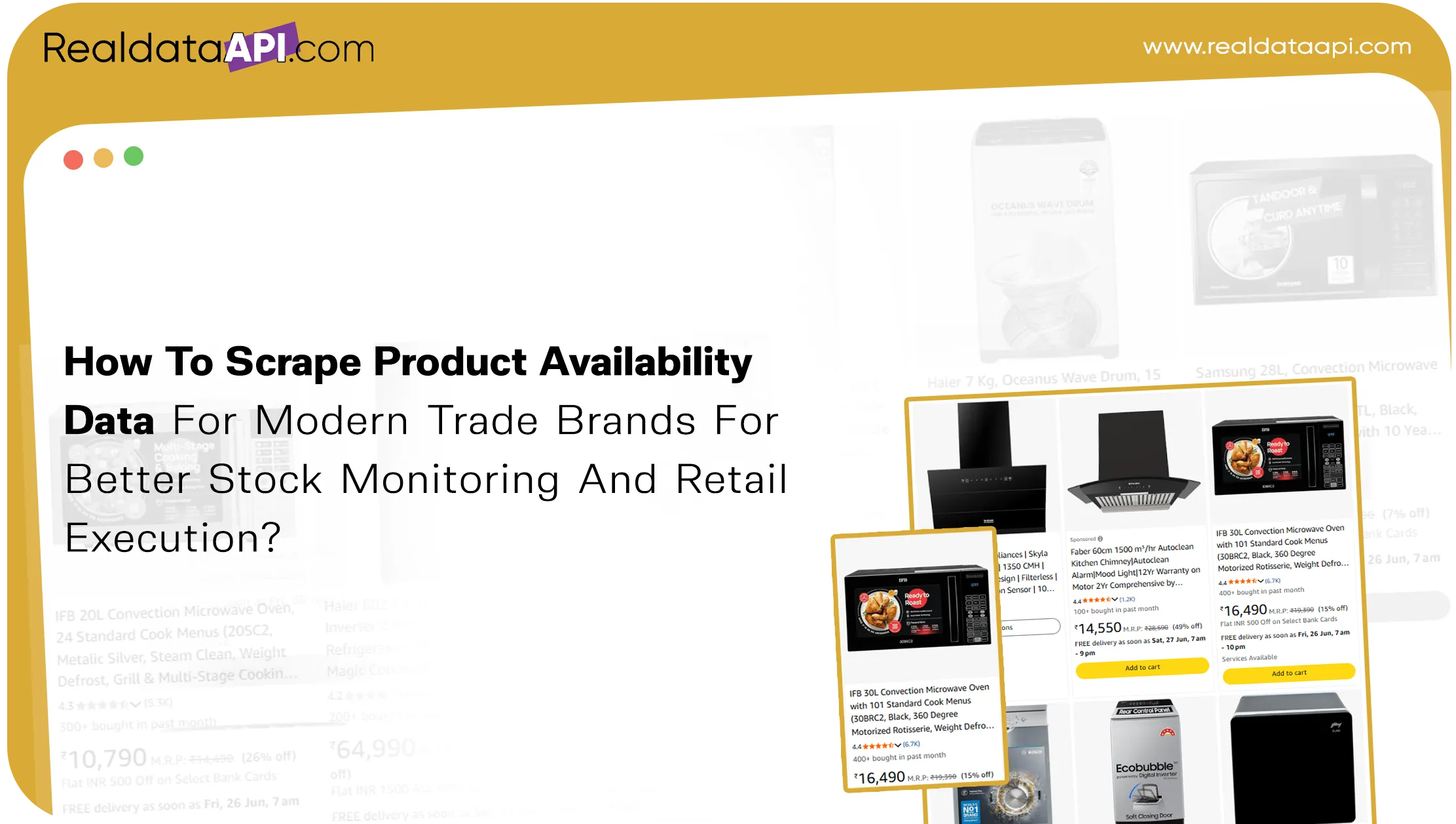 How To Scrape Product Availability Data For Modern Trade Brands For Better Stock Monitoring And Retail Execution?