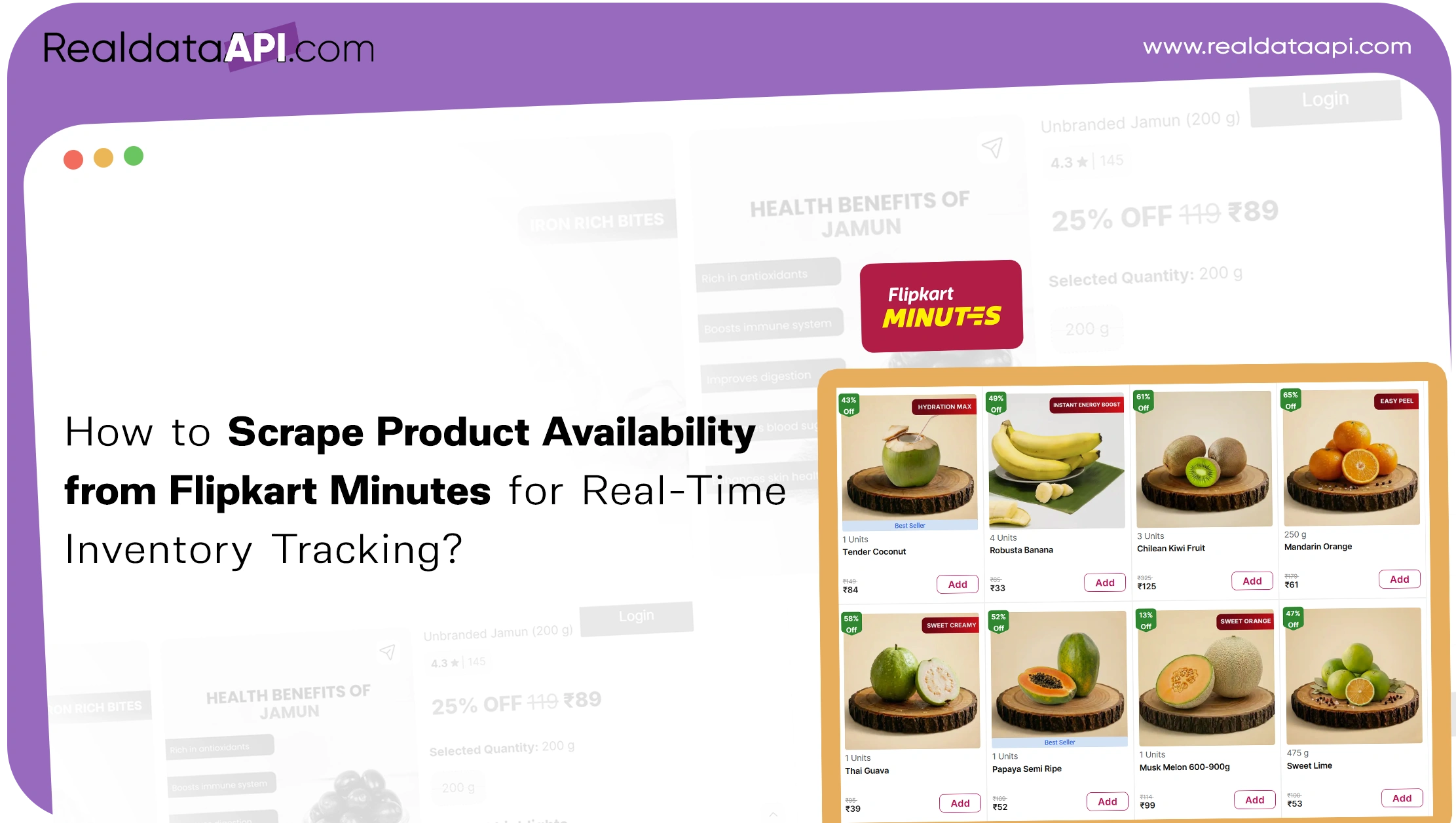 How to Scrape Product Availability from Flipkart Minutes for Real-Time Inventory Tracking?