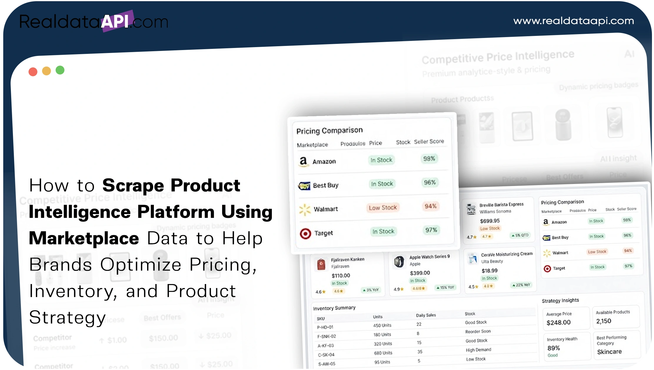 How to Scrape Product Intelligence Platform Using Marketplace Data to Help Brands Optimize
                        Pricing, Inventory, and Product Strategy