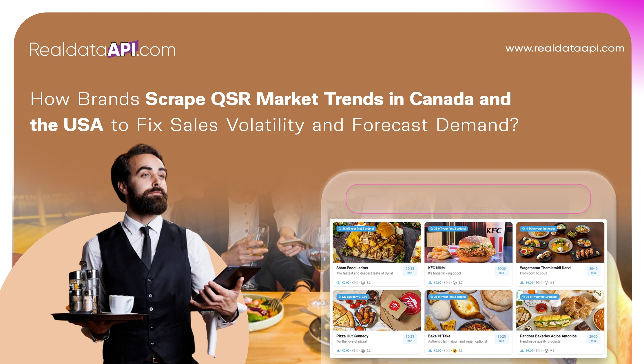 How Brands Scrape QSR Market Trends in Canada and the USA to Fix Sales Volatility and Forecast Demand