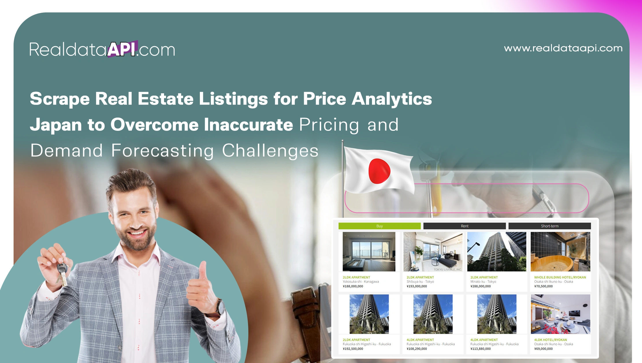 Scrape Real Estate Listings for Price Analytics Japan to Overcome Inaccurate Pricing and Demand Forecasting Challenges