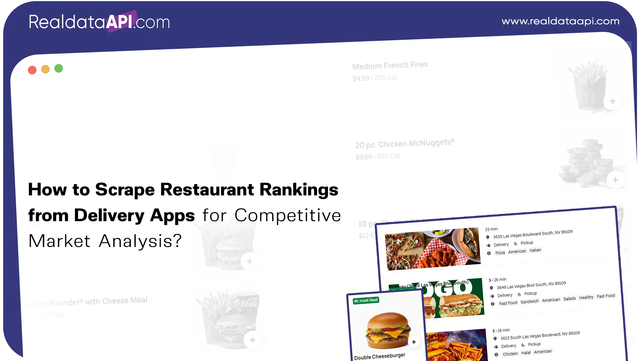 How to Scrape Restaurant Rankings from Delivery Apps for Competitive Market Analysis 