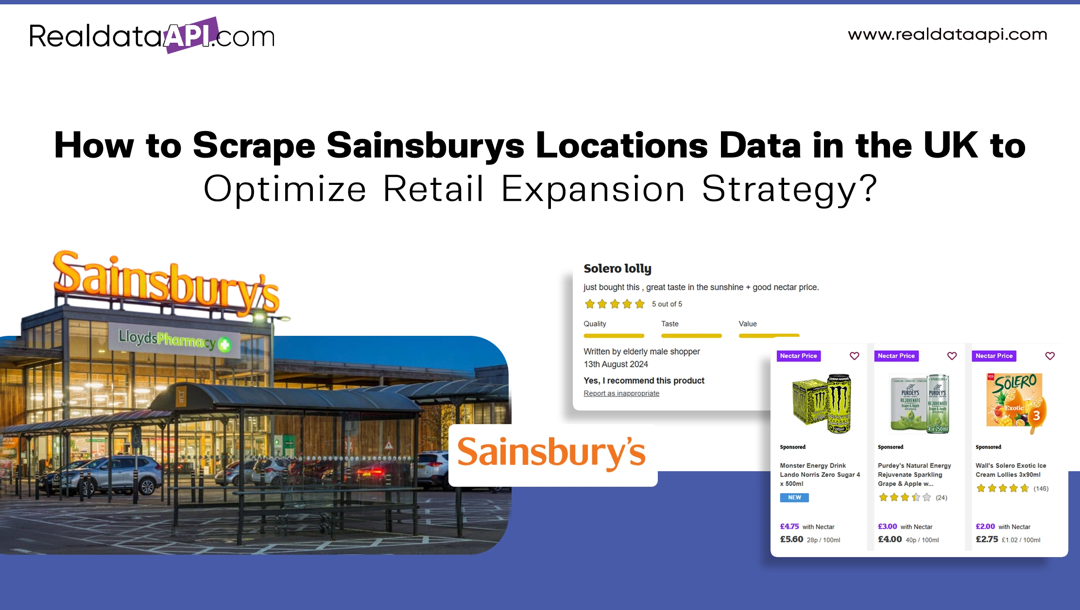 How to Scrape Sainsburys Locations Data in the UK to Optimize Retail Expansion Strategy?