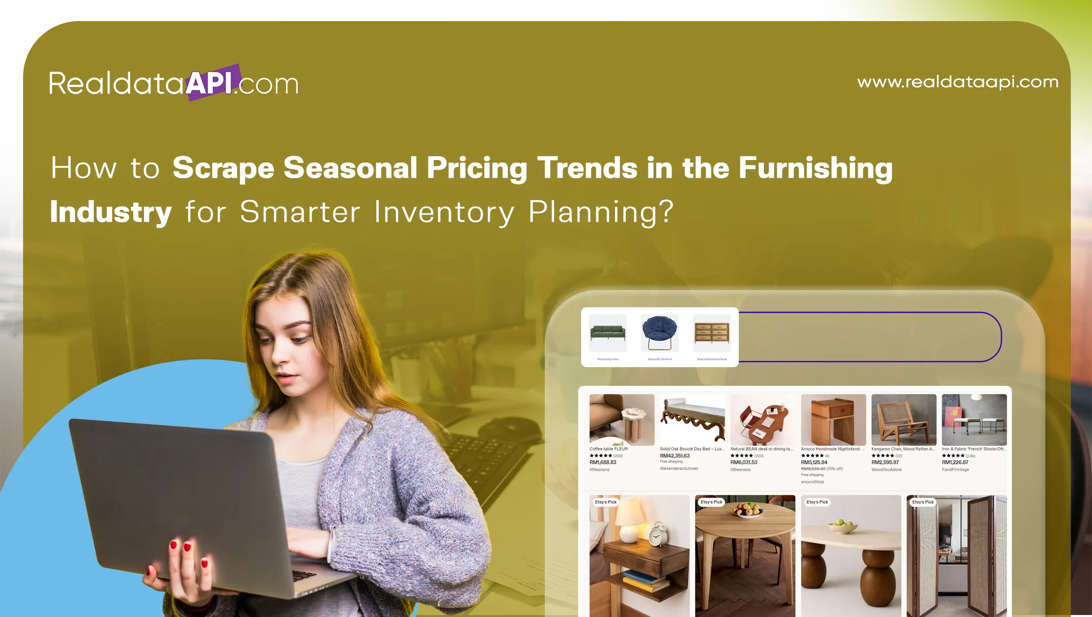 How to Scrape Seasonal Pricing Trends in the Furnishing Industry for Smarter Inventory Planning?