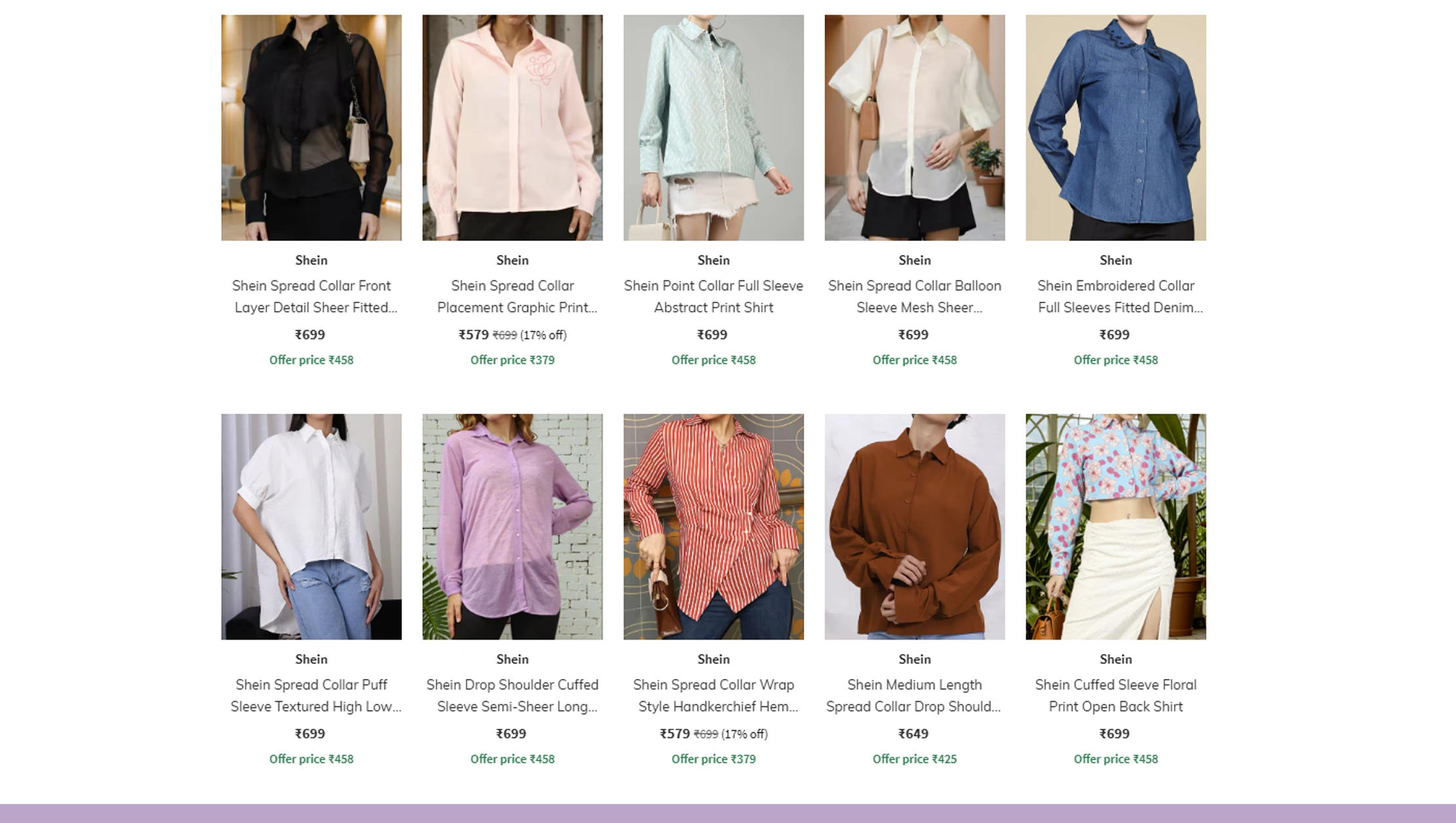 Shein Price Scraping