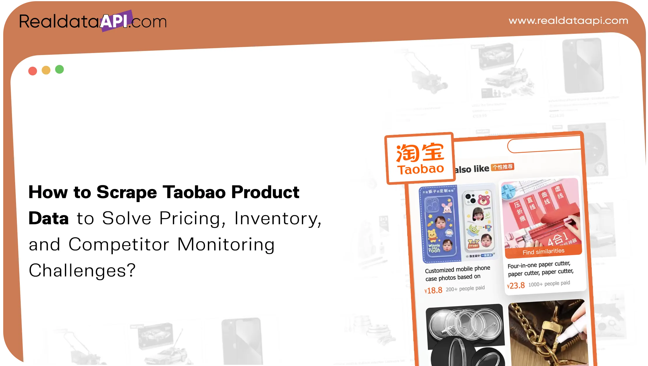 How to Scrape Taobao Product Data to Solve Pricing, Inventory, and Competitor Monitoring Challenges?