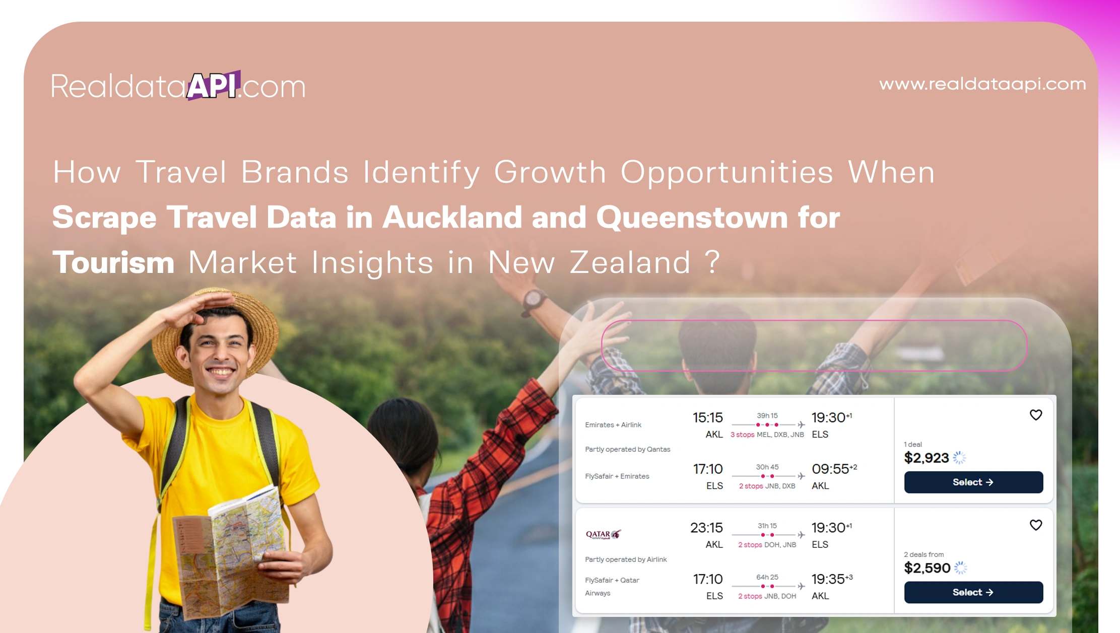 How Travel Brands Identify Growth Opportunities When Scrape Travel Data in Auckland and Queenstown for Tourism Market Insights in New Zealand  ?