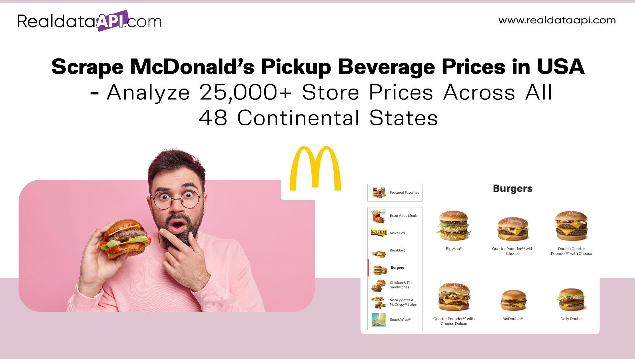 Scrape McDonald’s Pickup Beverage Prices in USA - Analyze 25,000+ Store Prices Across All 48 Continental States