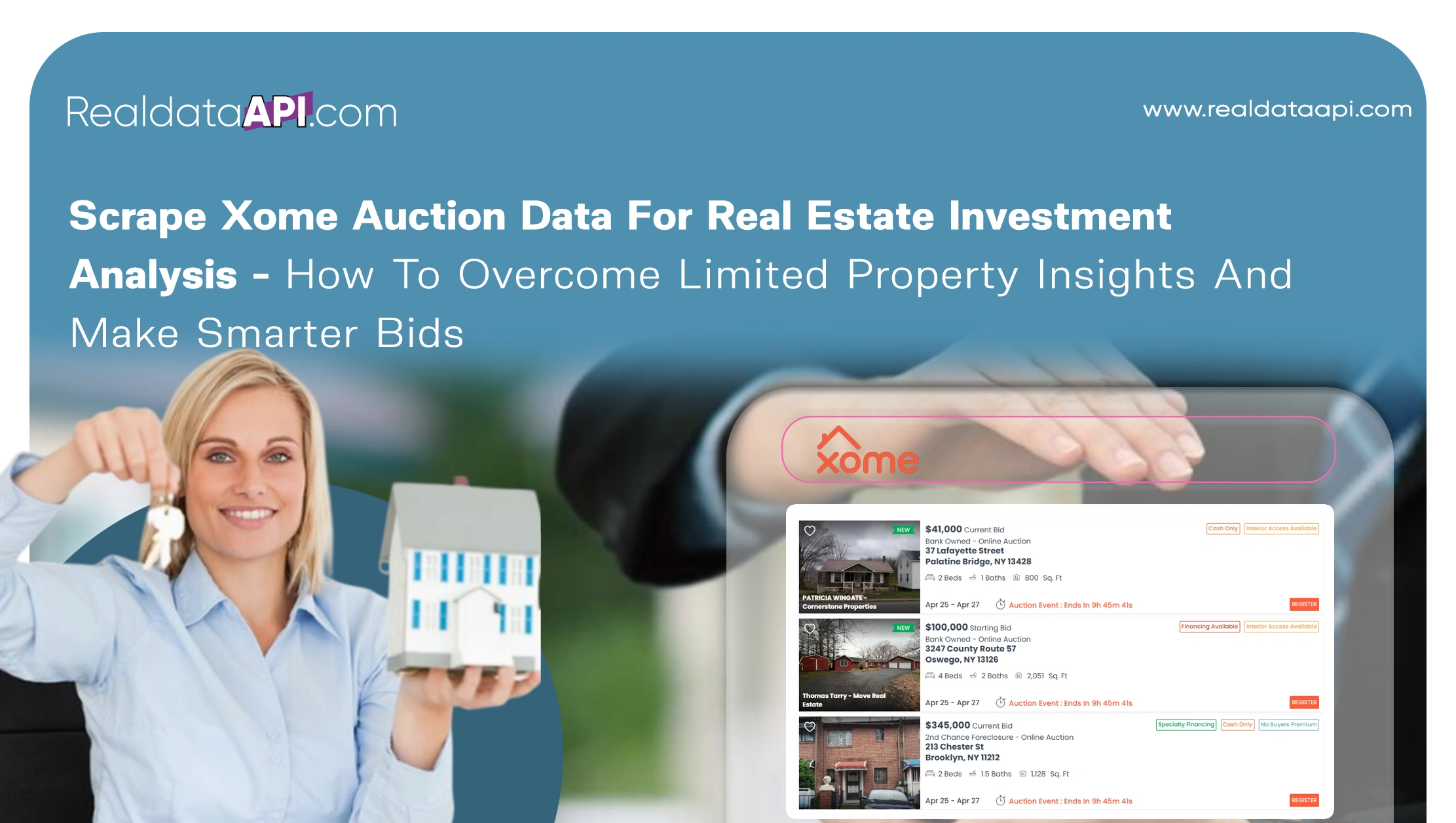 Scrape Xome Auction Data For Real Estate Investment Analysis - How To Overcome Limited Property Insights And Make Smarter Bids 