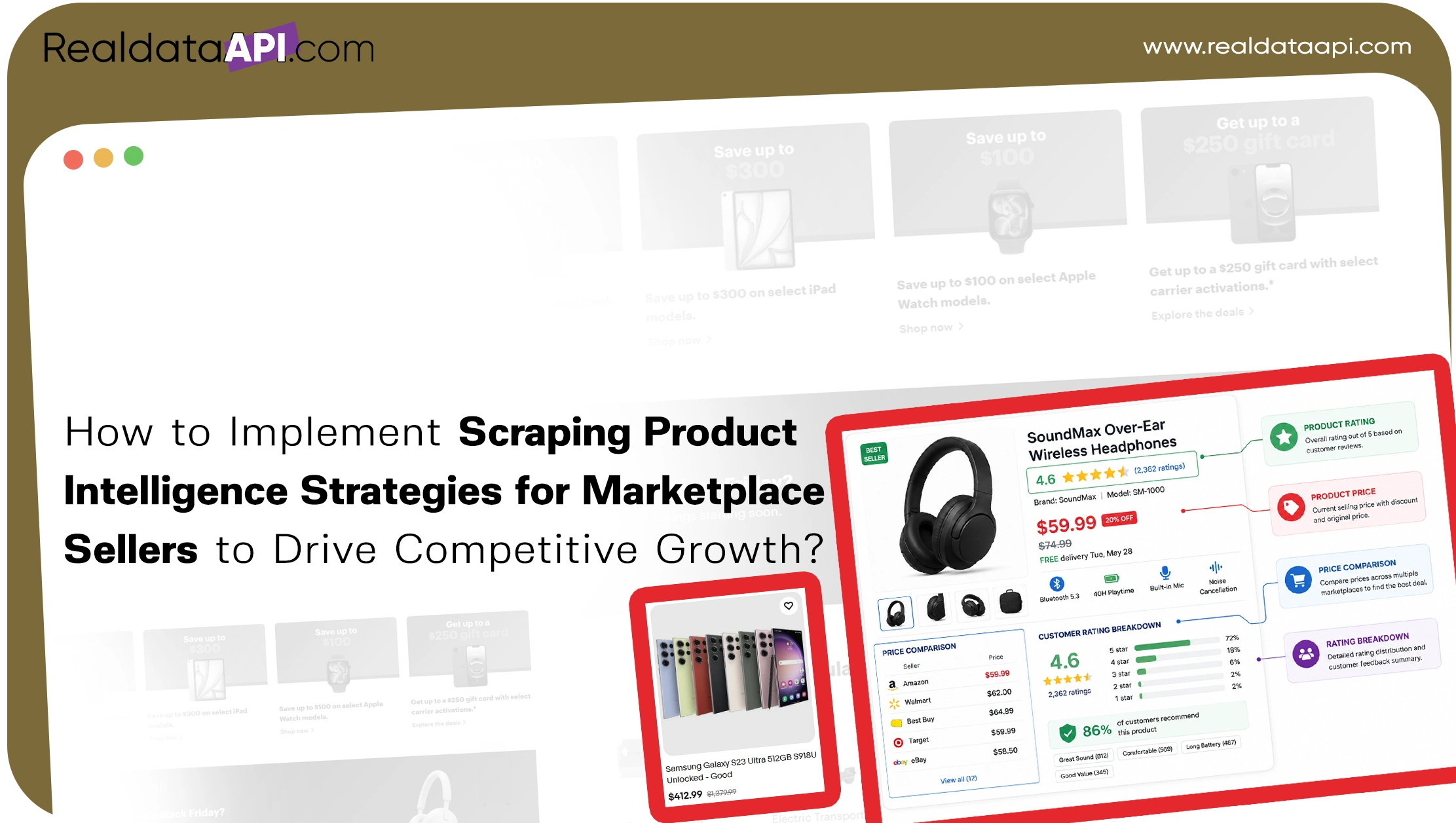 How to Implement Scraping Product Intelligence Strategies for Marketplace Sellers to Drive Competitive Growth 