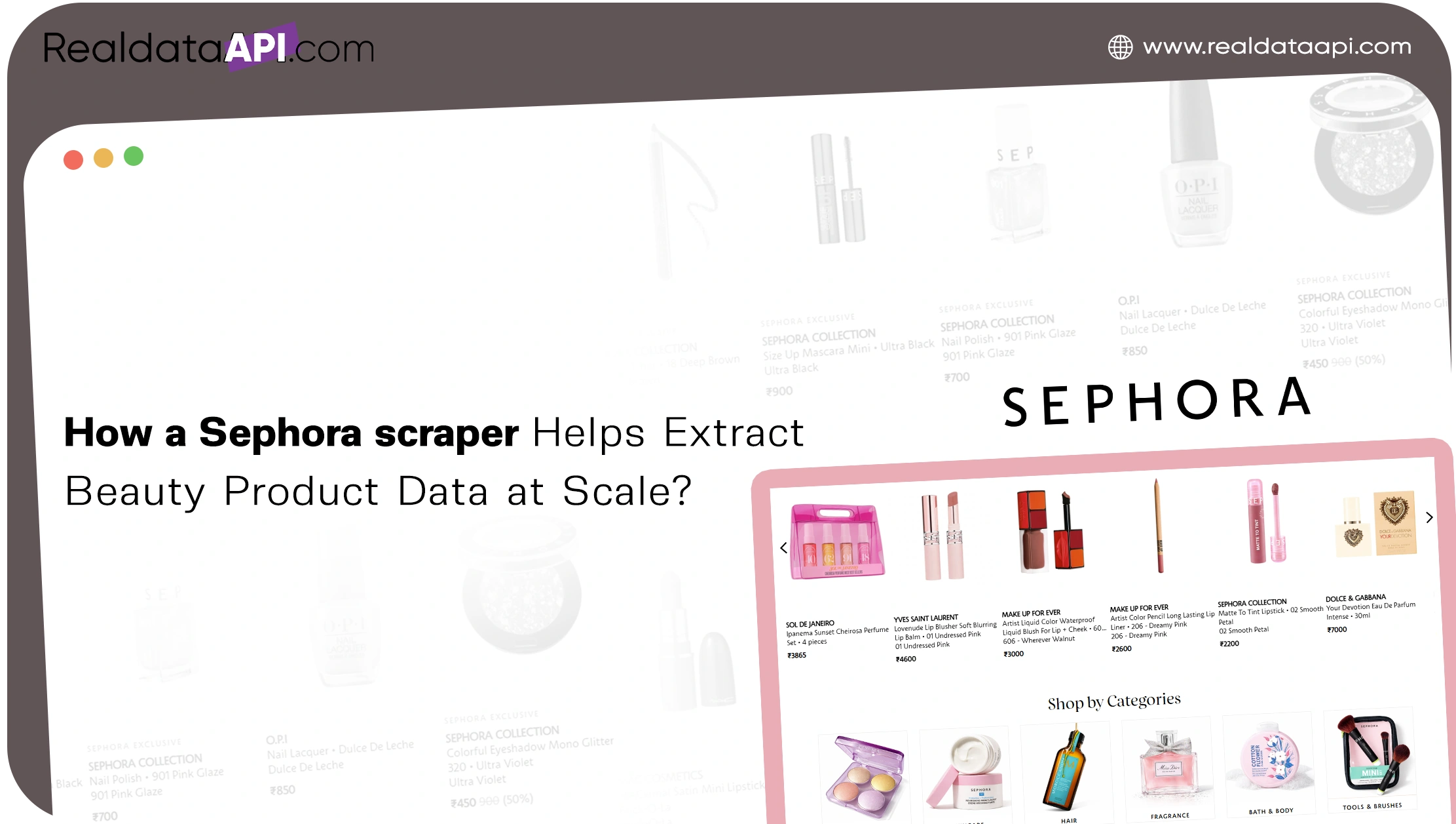 How a Sephora scraper Helps Extract Beauty Product Data at Scale?