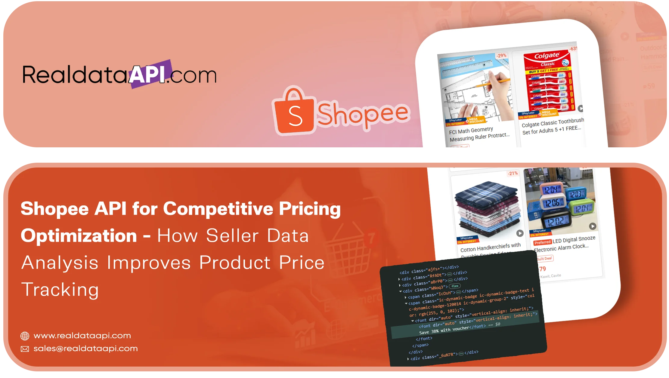 Shopee API for competitive pricing optimization