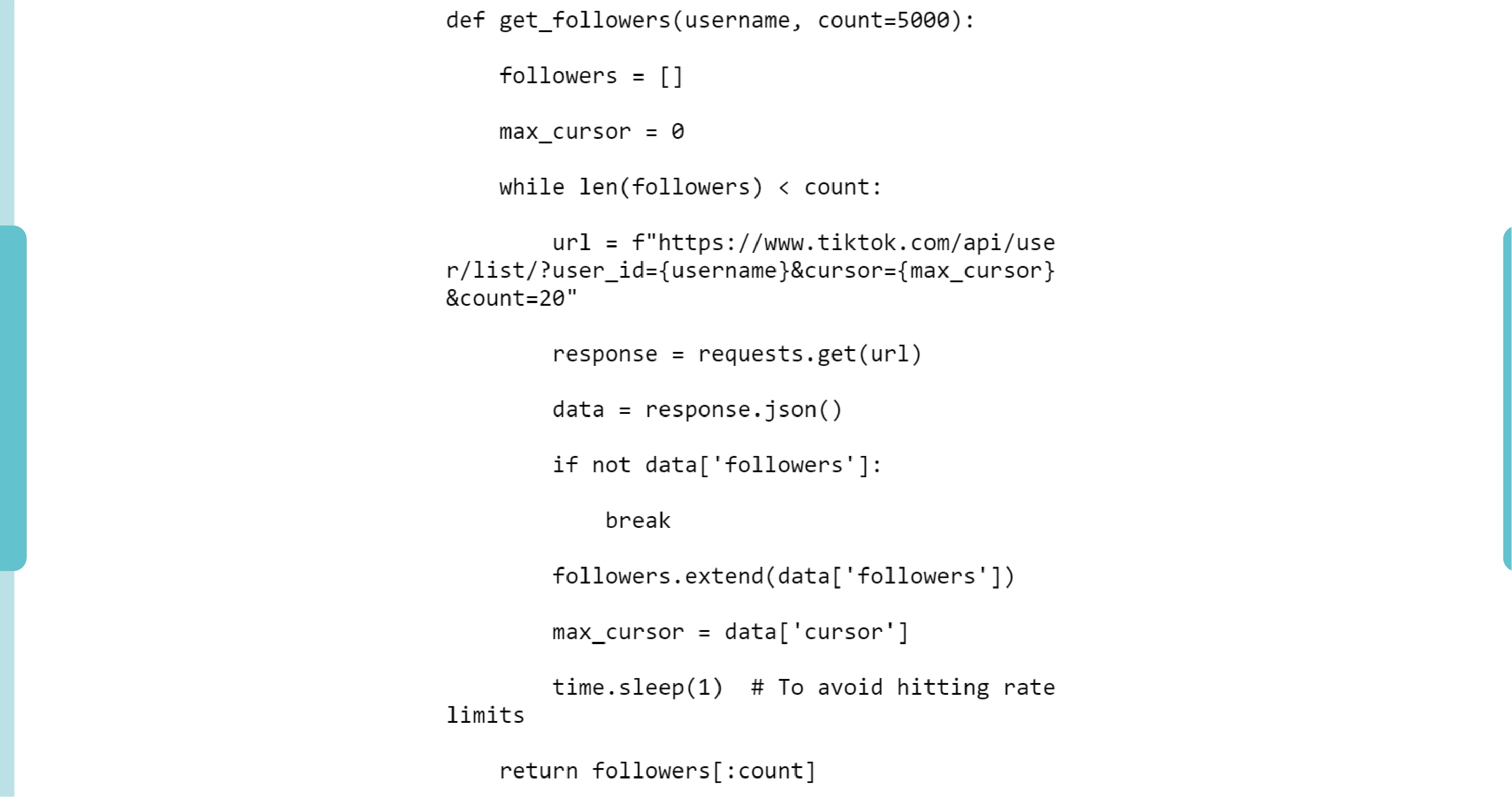 Build a Simple TikTok Followers Scraper Using Python