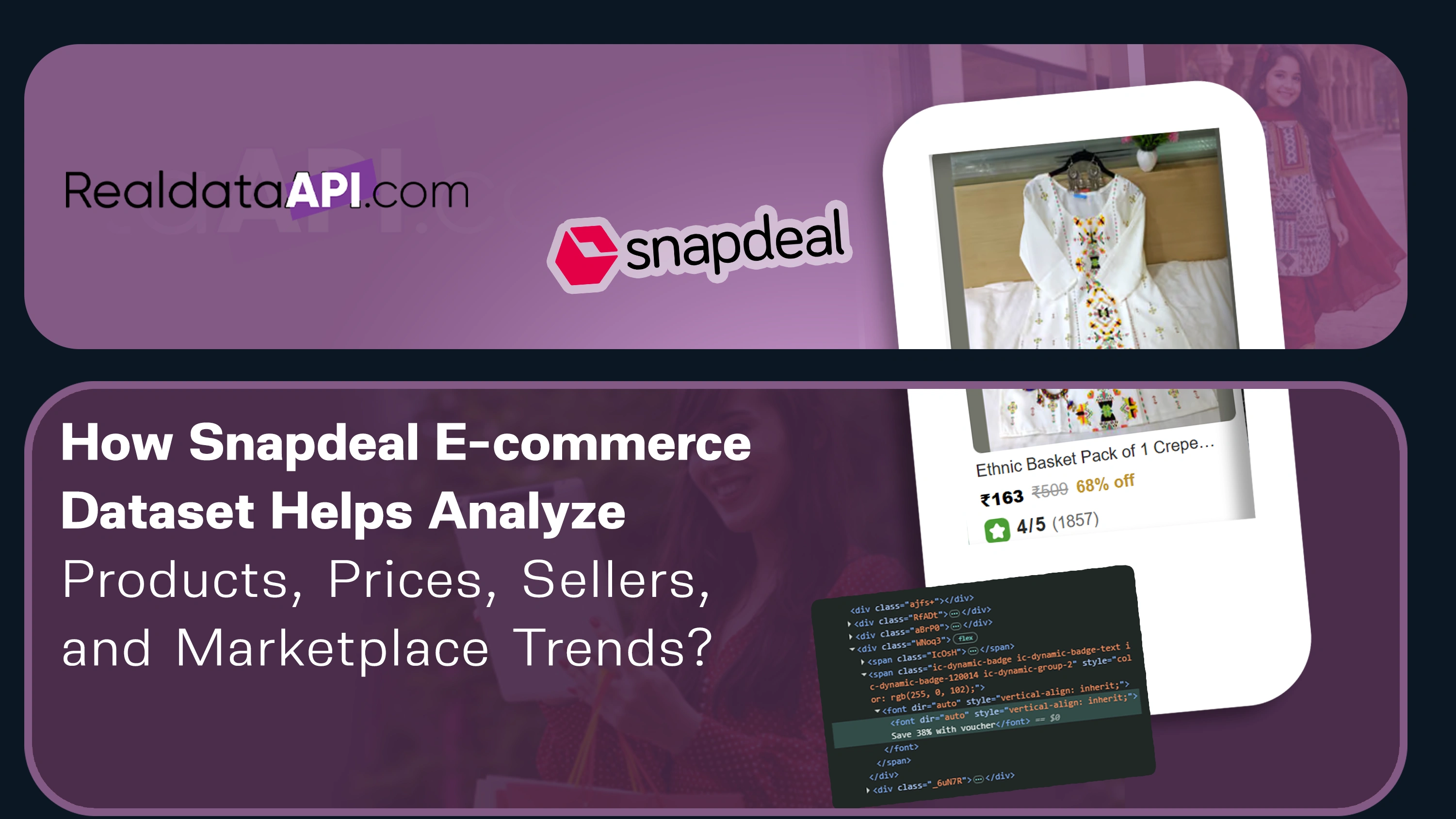 Snapdeal E-commerce Dataset for Products, Prices & Trends