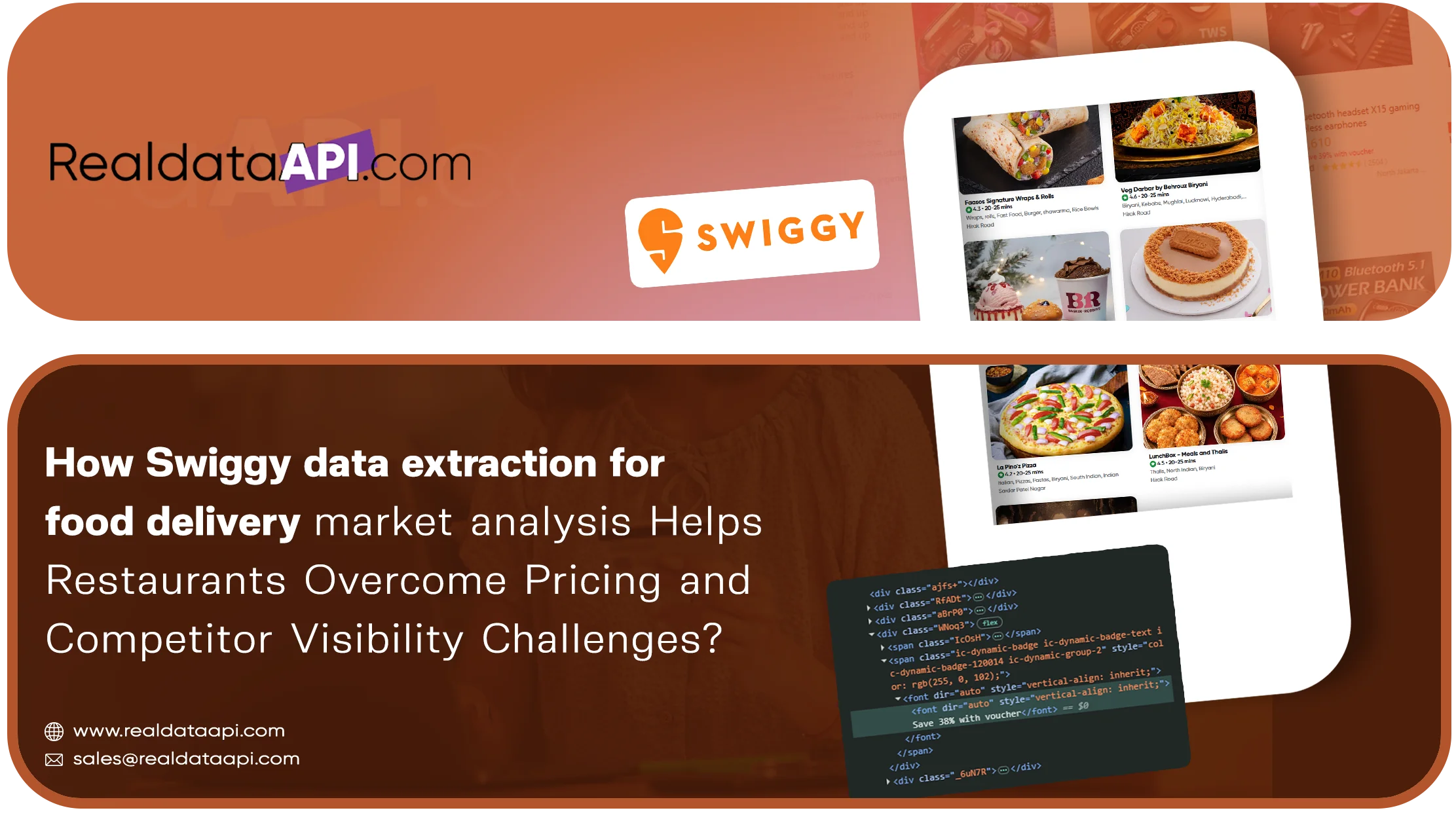 Swiggy data extraction for food delivery market analysis