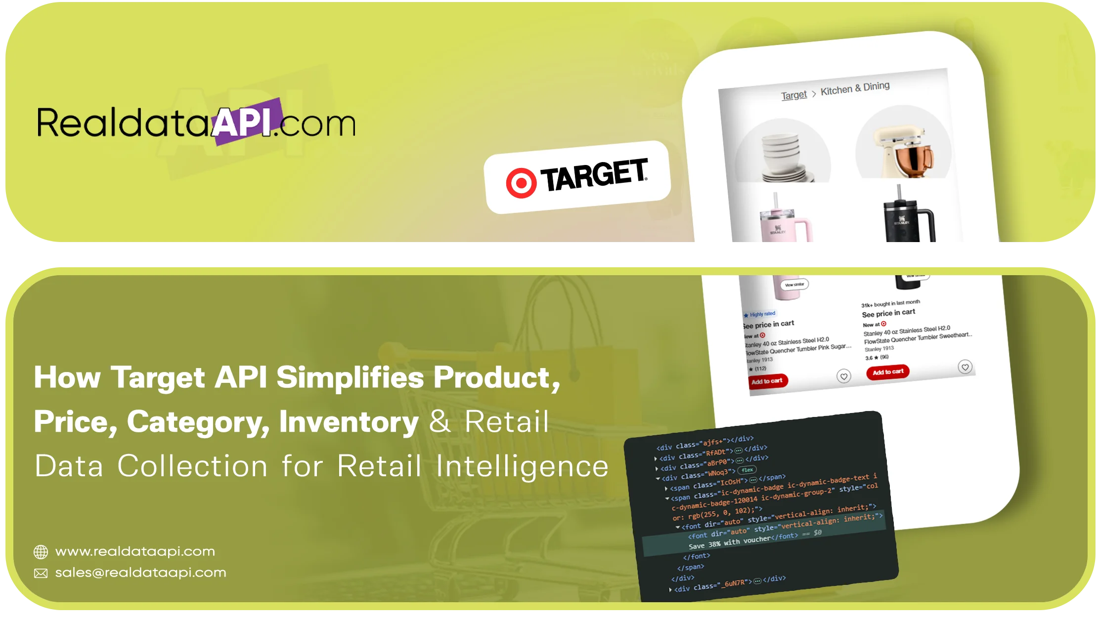 How Target API Simplifies Product, Price, Category, Inventory & Retail Data Collection for Retail Intelligence