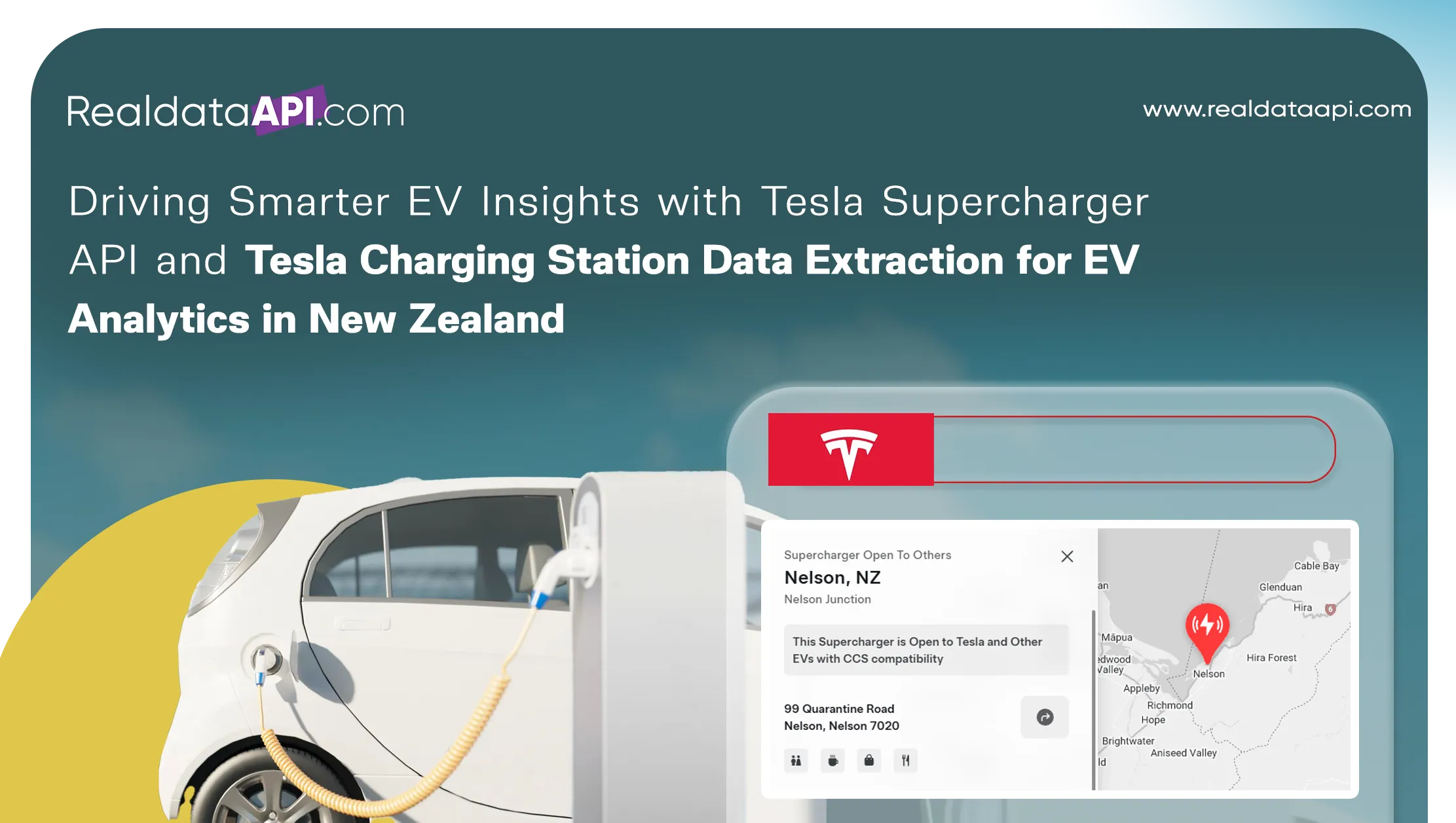 Driving Smarter EV Insights with Tesla Supercharger API and Tesla Charging Station Data Extraction for EV Analytics in New Zealand