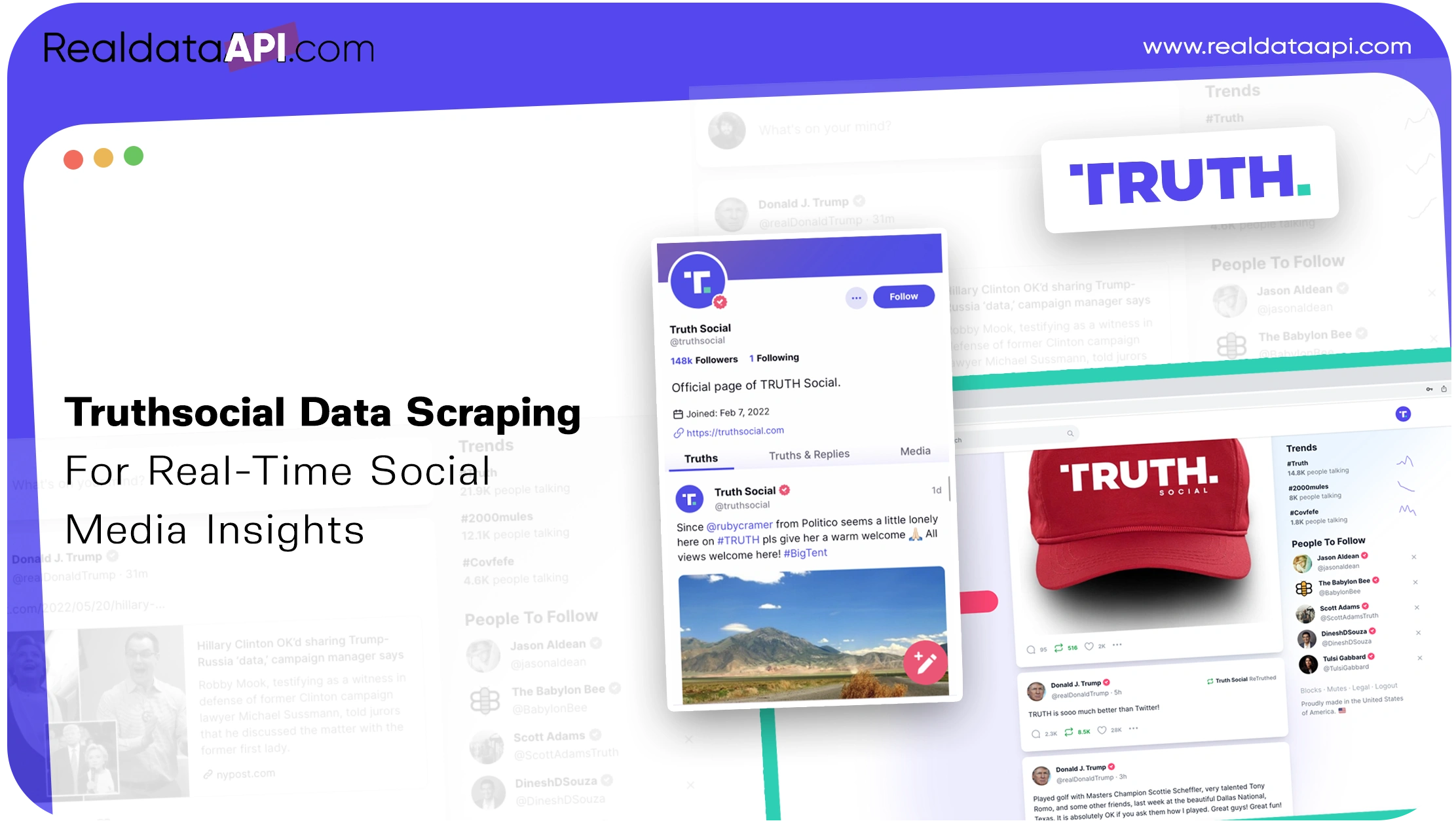 Truthsocial Data Scraping For Real-Time Social Media Insights