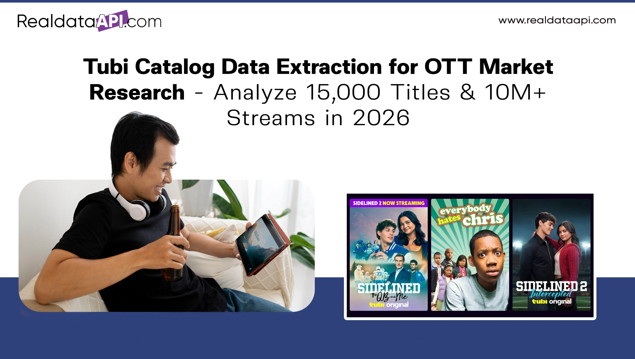 Tubi Catalog Data Extraction for OTT Market Research - Analyze 15,000 Titles & 10M+ Streams in 2026