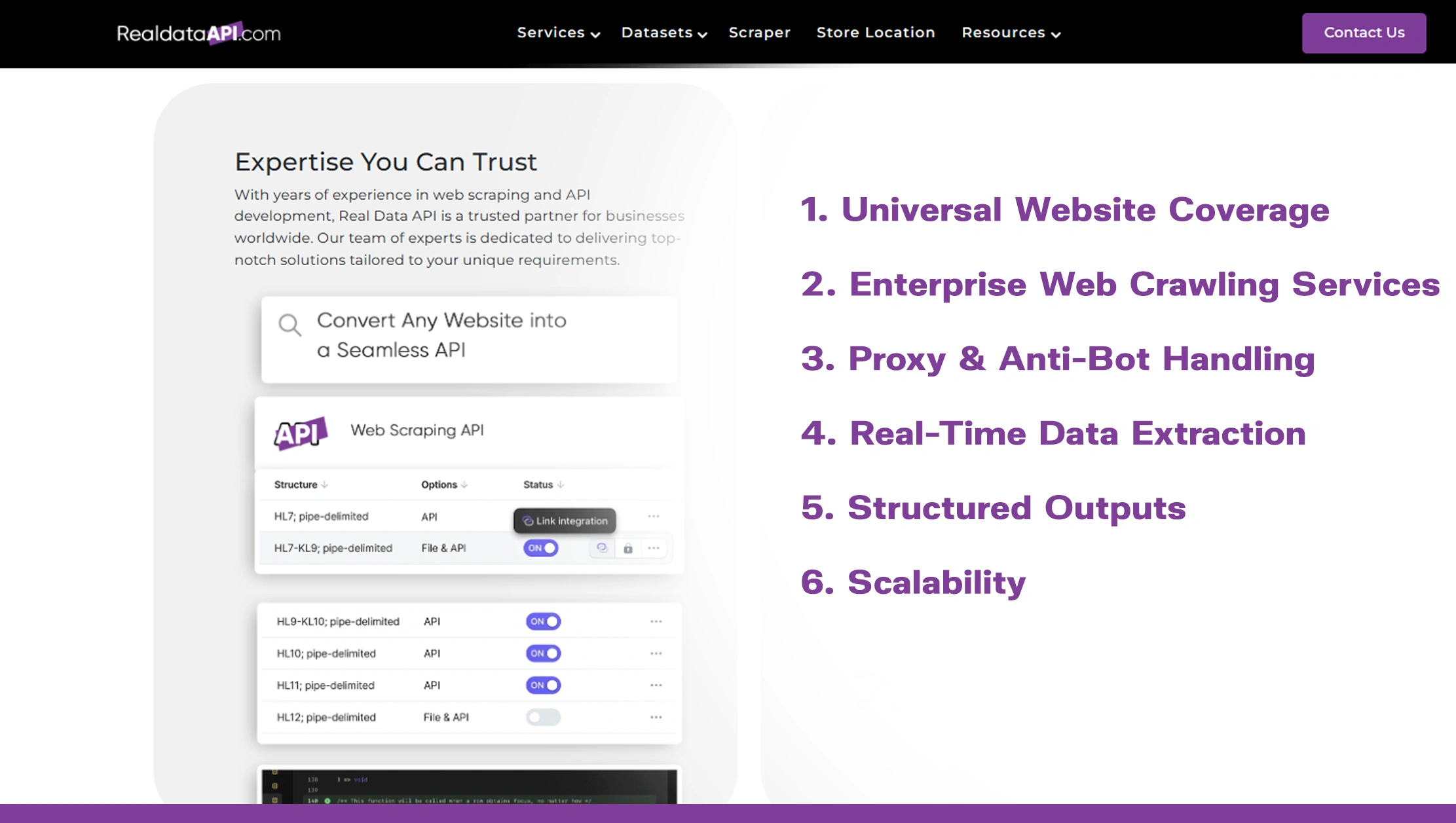 Core Features of RealDataAPI Core Features of RealDataAPI