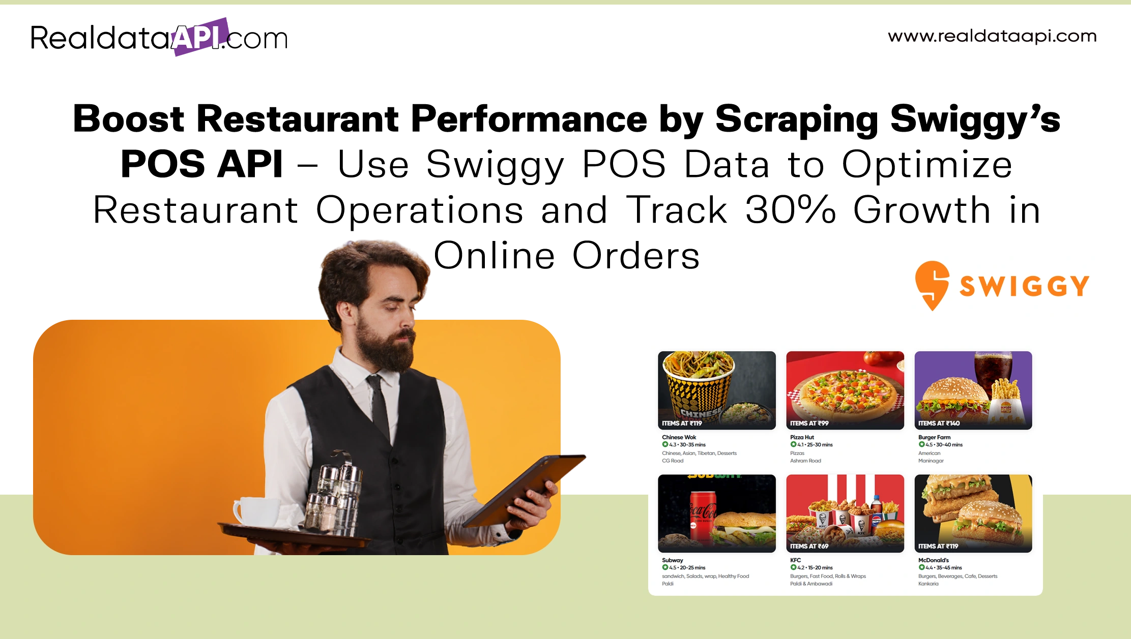 Boost Restaurant Performance by Scraping Swiggy’s POS API – Use Swiggy POS Data to Optimize Restaurant Operations and Track 30% Growth in Online Orders
