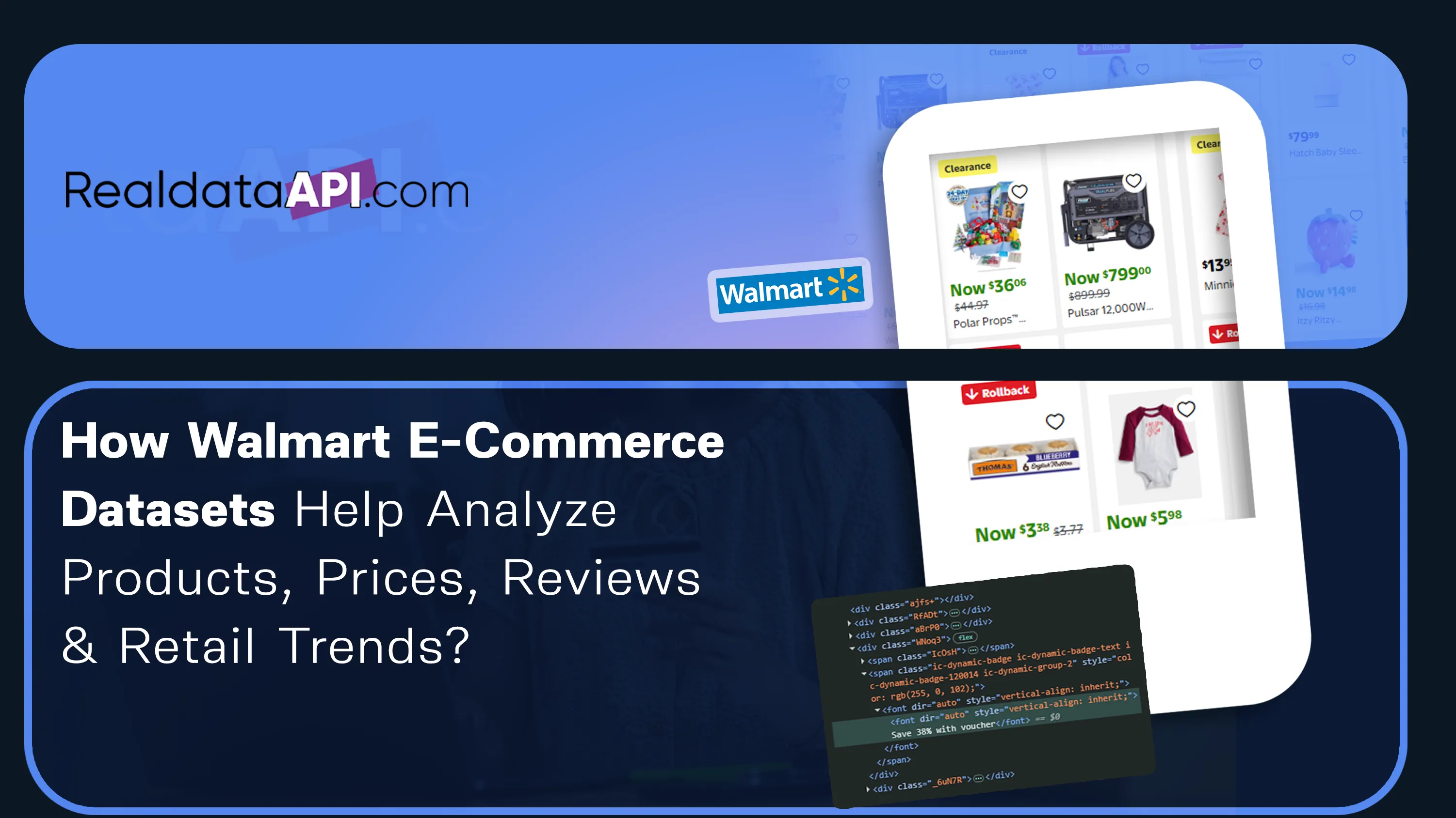 Walmart E-Commerce Datasets for Smarter Retail Insights