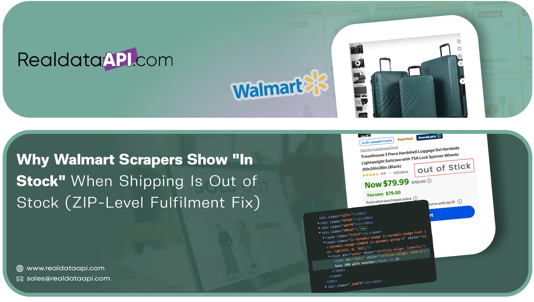 Why Walmart Scrapers Show In Stock When Shipping Is Out of Stock