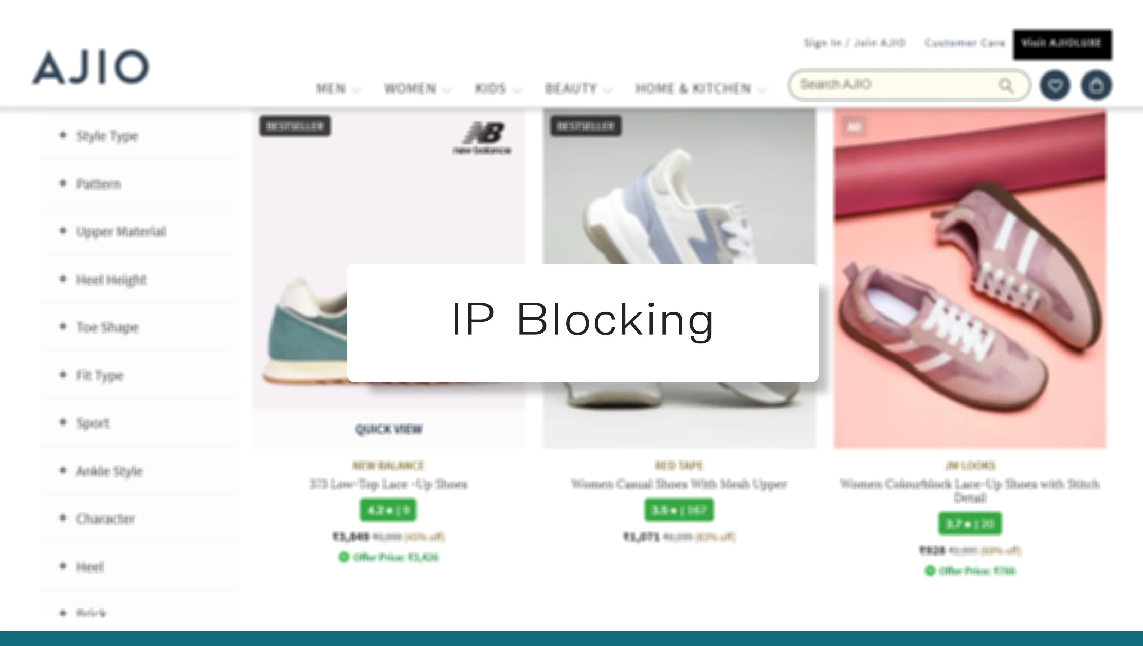 Challenges in Scraping Ajio Data and How to Solve Them Challenges in Scraping Ajio Data and How to Solve Them