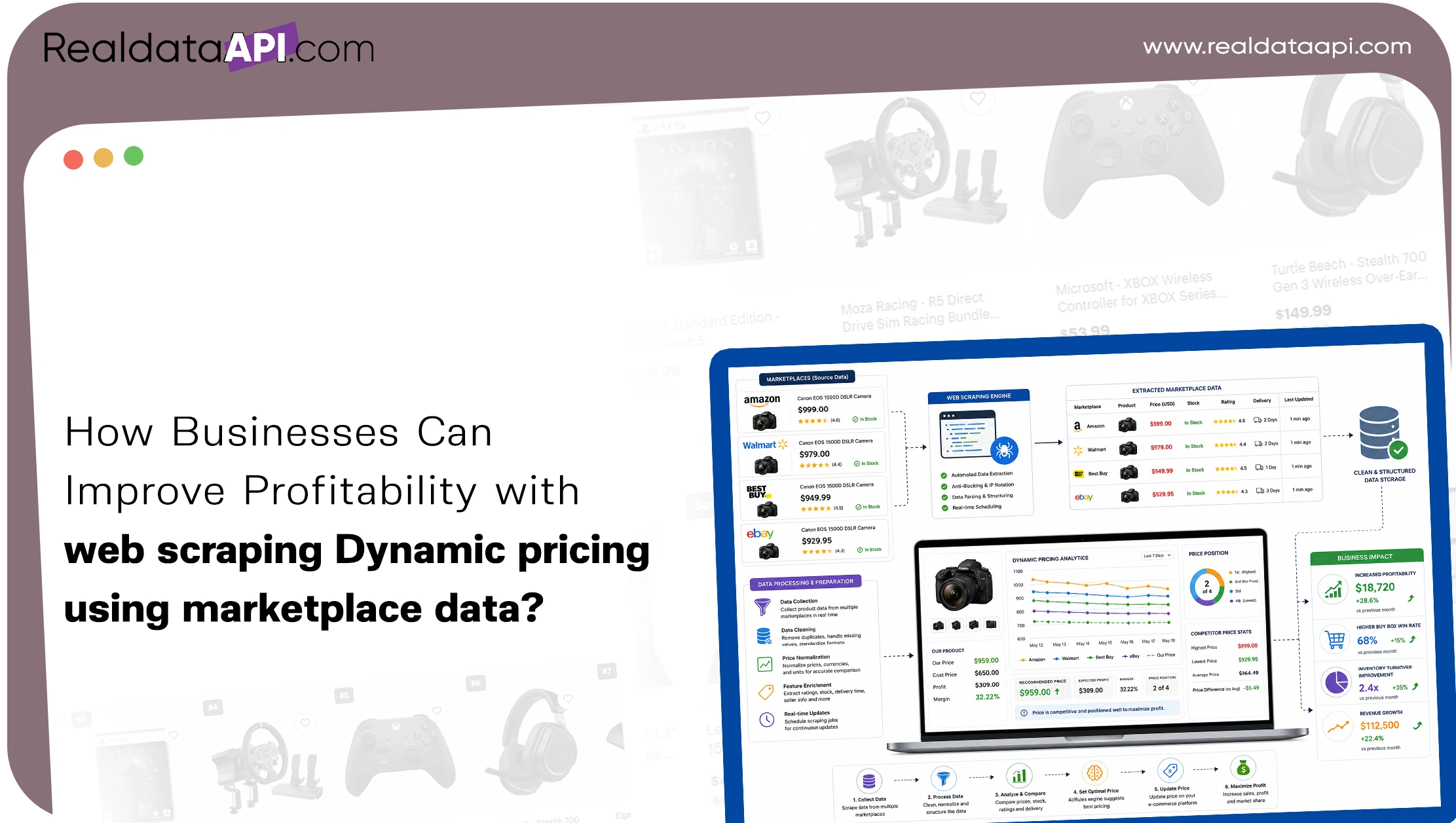 How Businesses Can Improve Profitability with web scraping Dynamic pricing using marketplace data