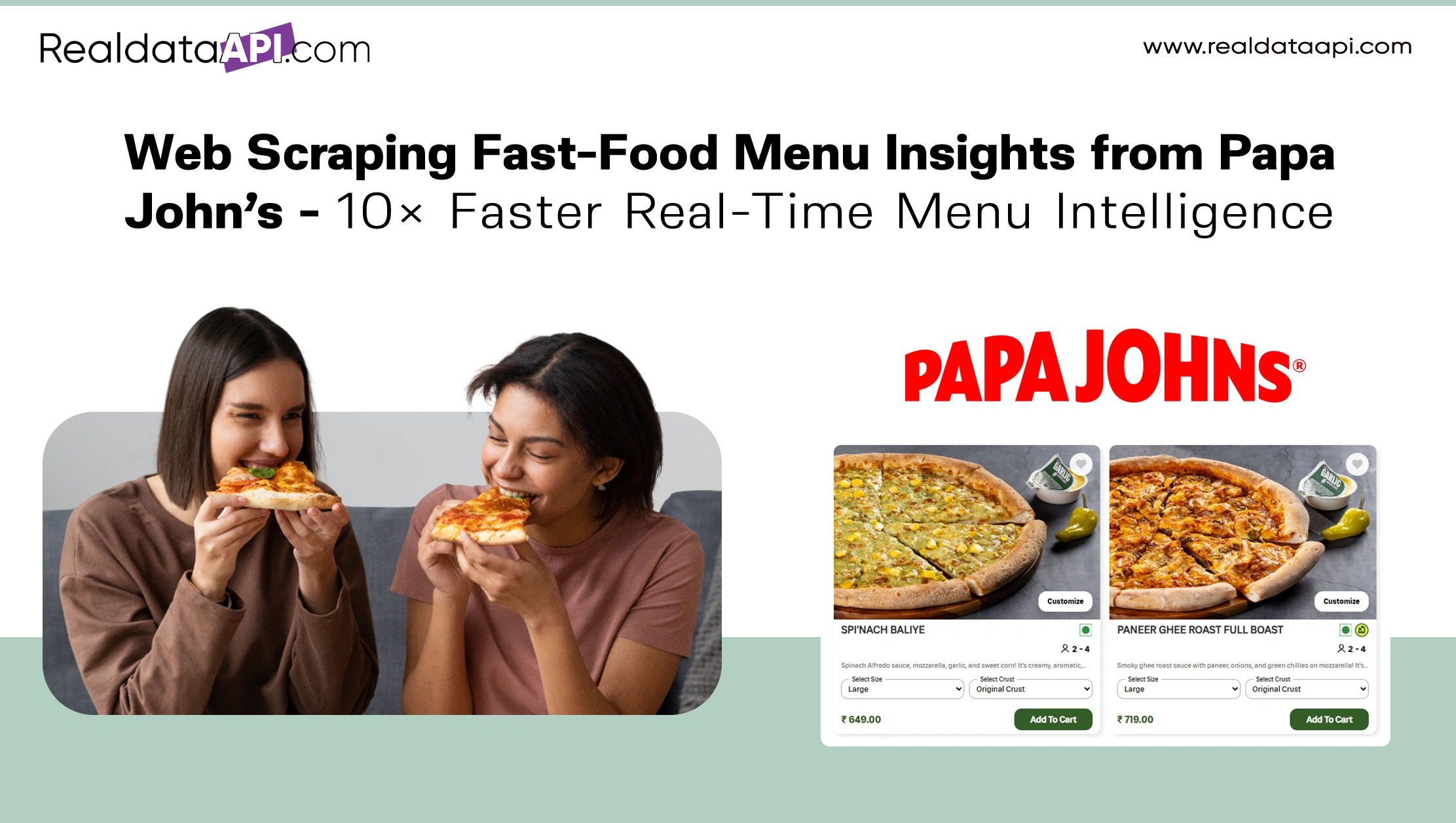 Web Scraping Fast-Food Menu Insights from Papa John’s