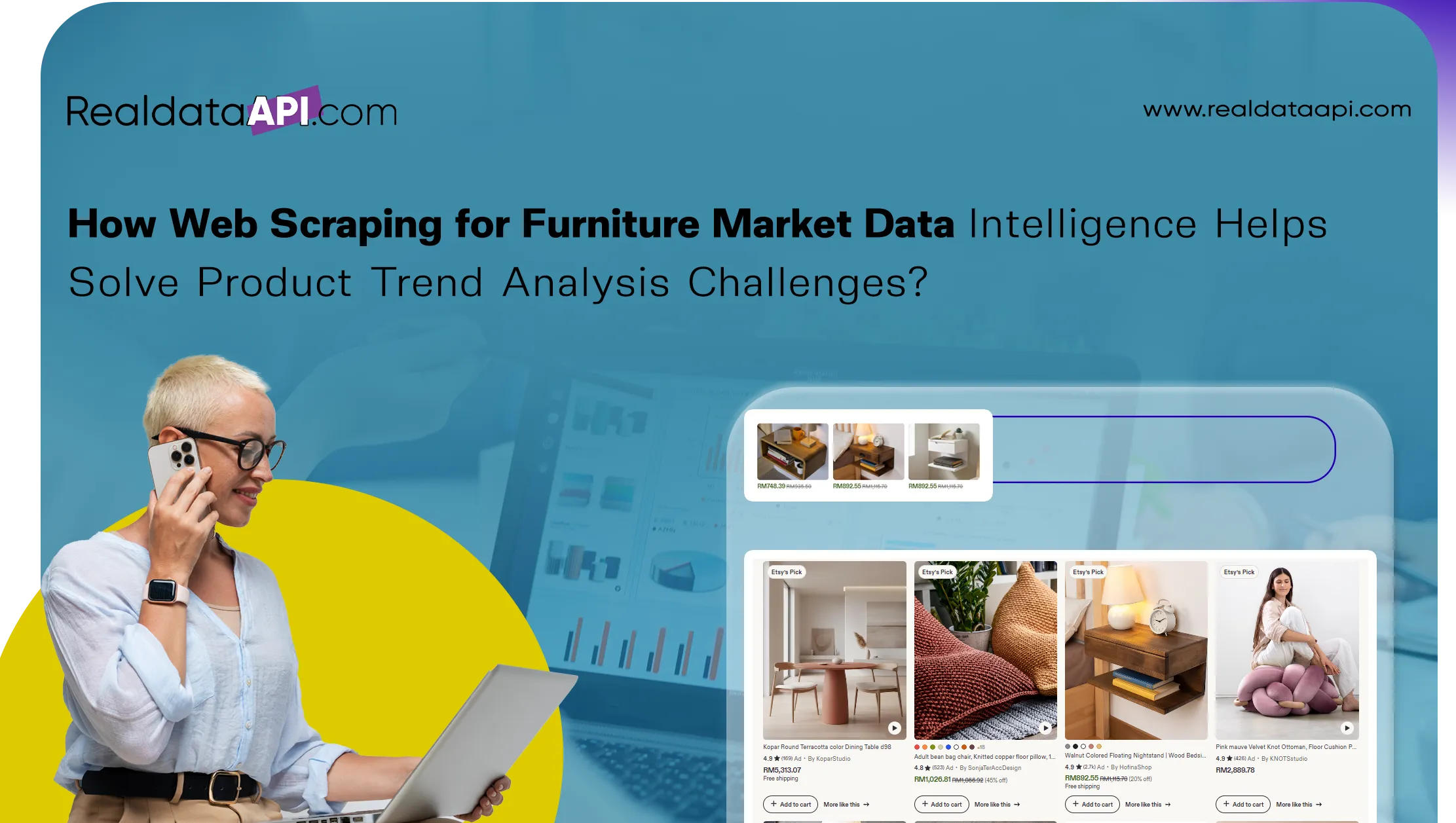 How Web Scraping for Furniture Market Data Intelligence Helps Solve Product Trend Analysis Challenges?