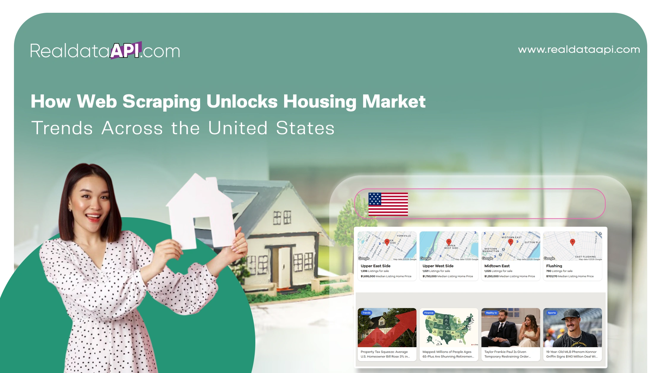 How Web Scraping Unlocks Housing Market Trends Across the United States?