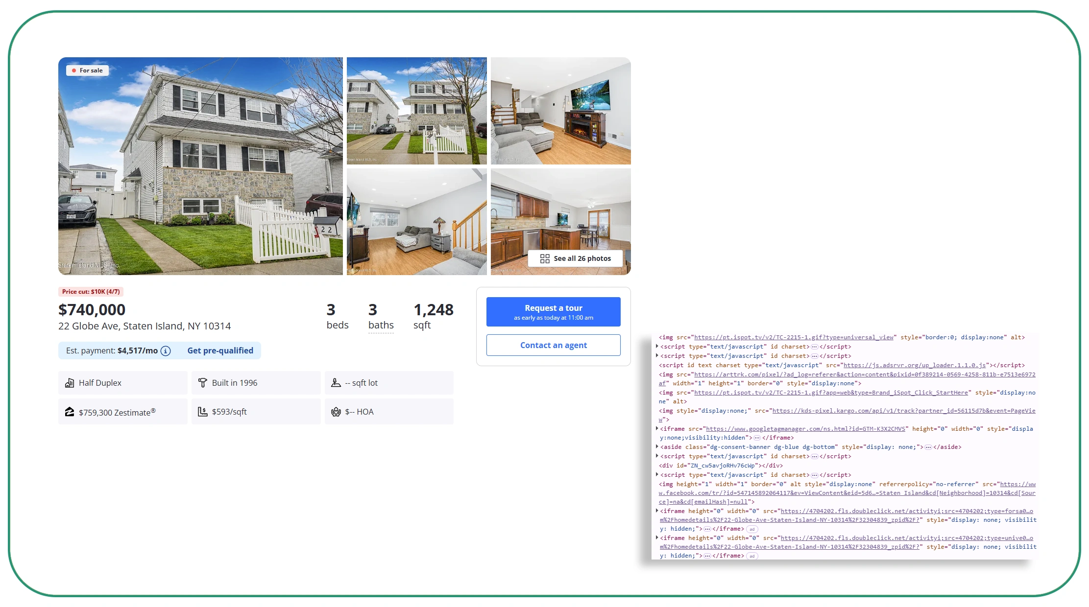 Technical Approaches to Scrape Property Listings and Pricing Data