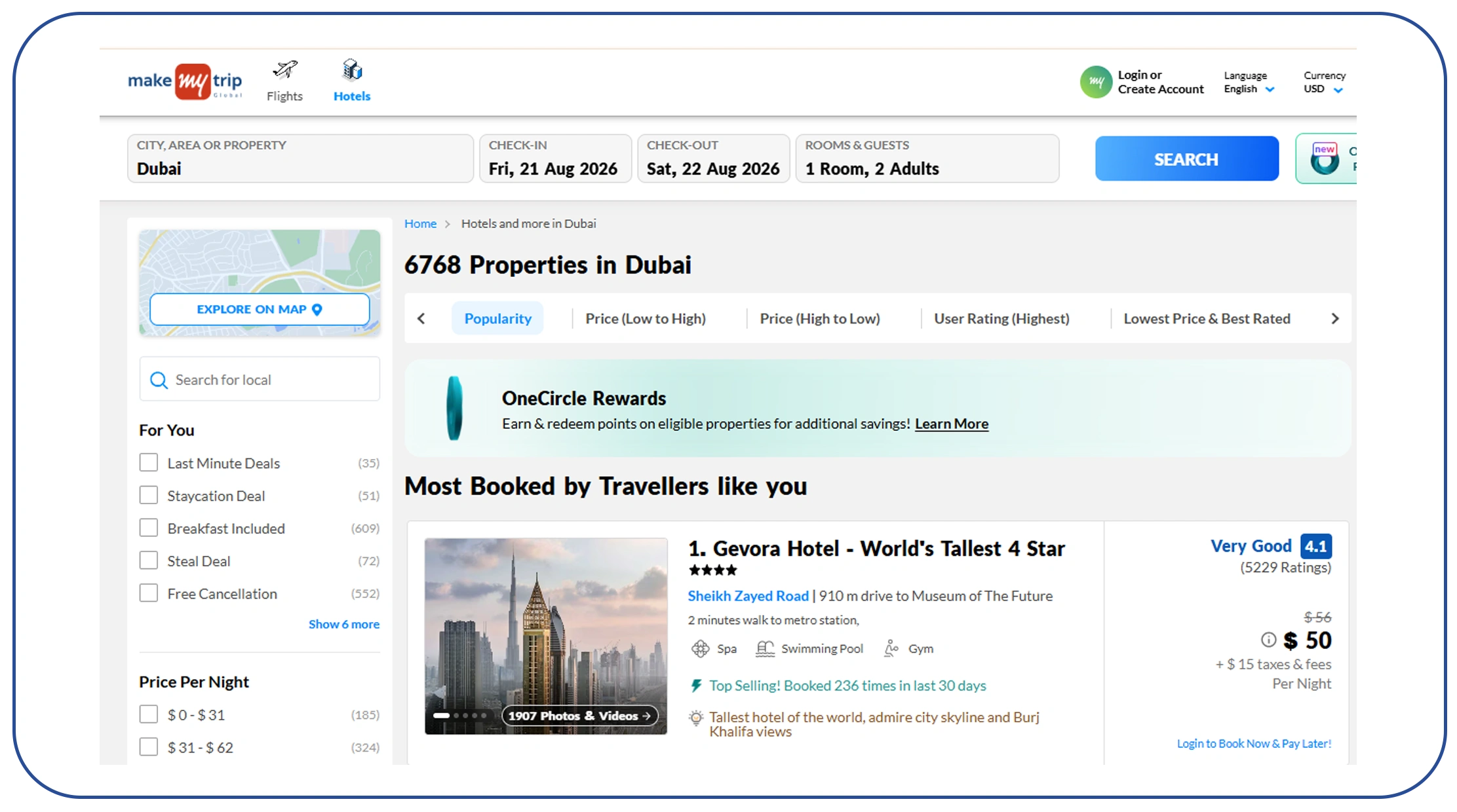 MakeMyTrip data scraping for travel market analysis