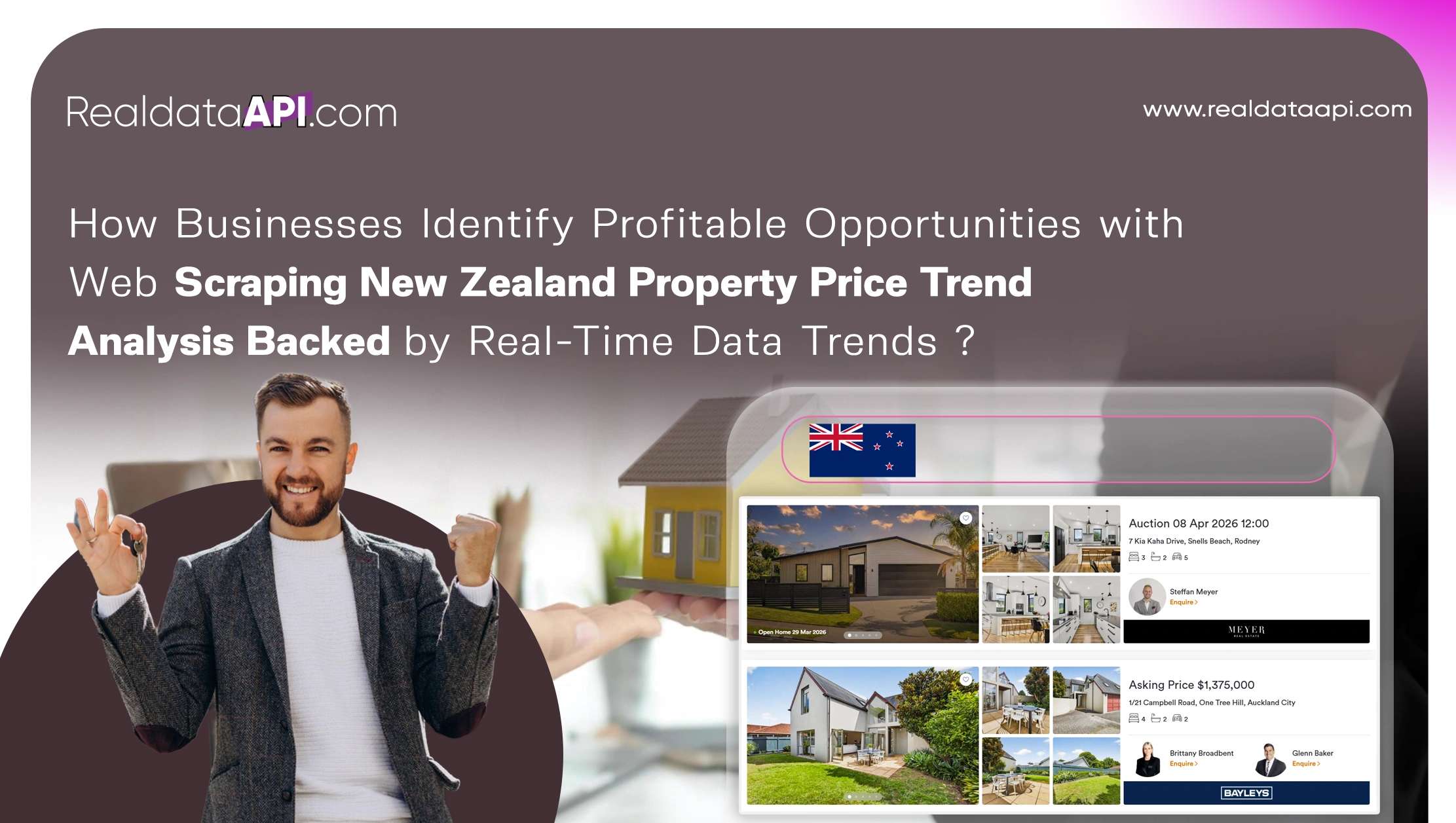How Businesses Identify Profitable Opportunities with Web Scraping New Zealand Property Price Trend Analysis Backed by Real-Time Data Trends ?