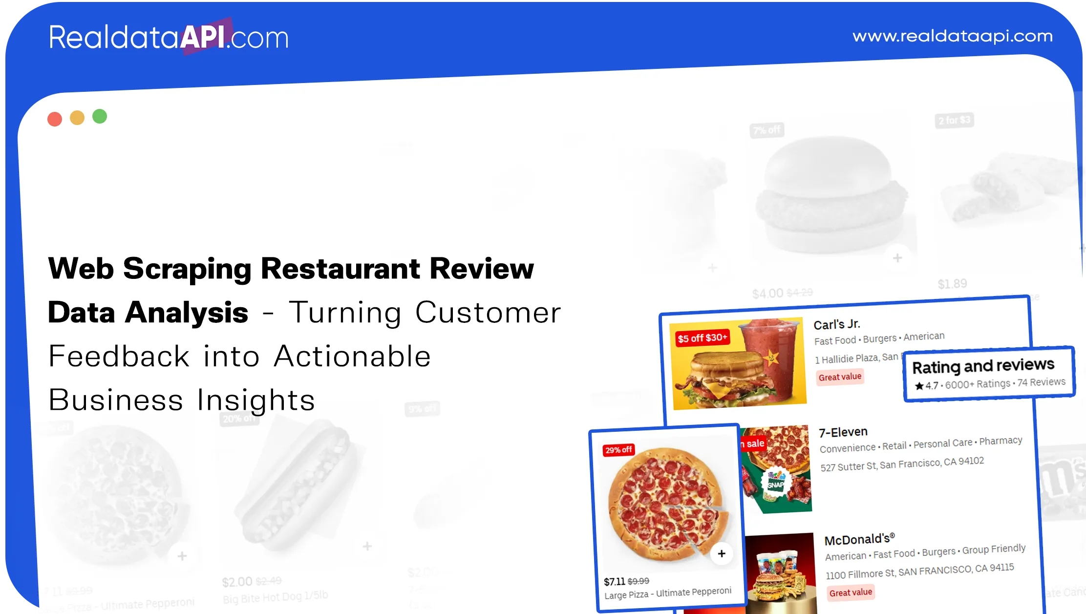 Web Scraping Restaurant Review Data Analysis - Turning Customer Feedback into Actionable Business Insights 