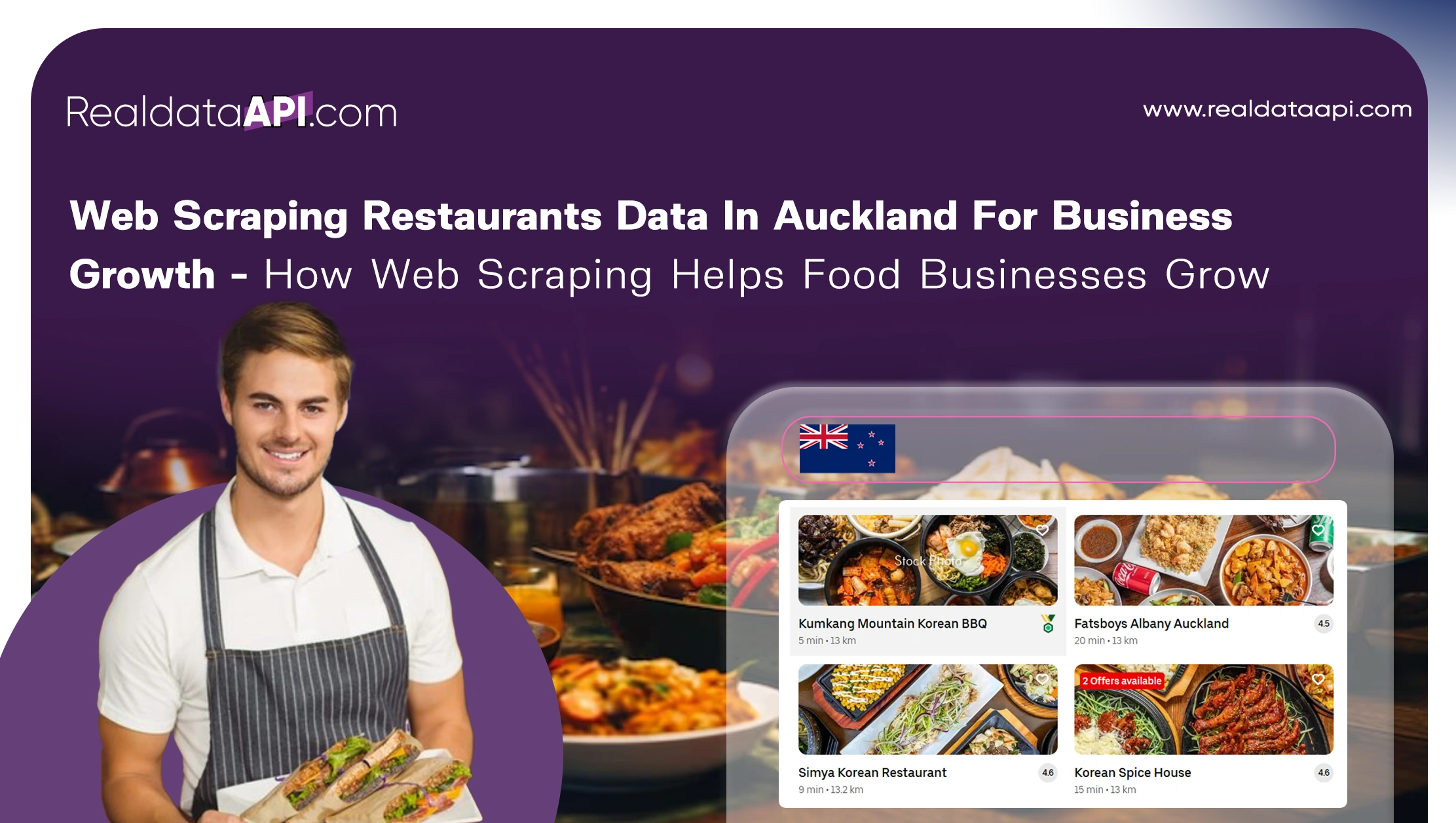 Web Scraping Restaurants Data In Auckland For Business Growth - How Web Scraping Helps Food Businesses Grow