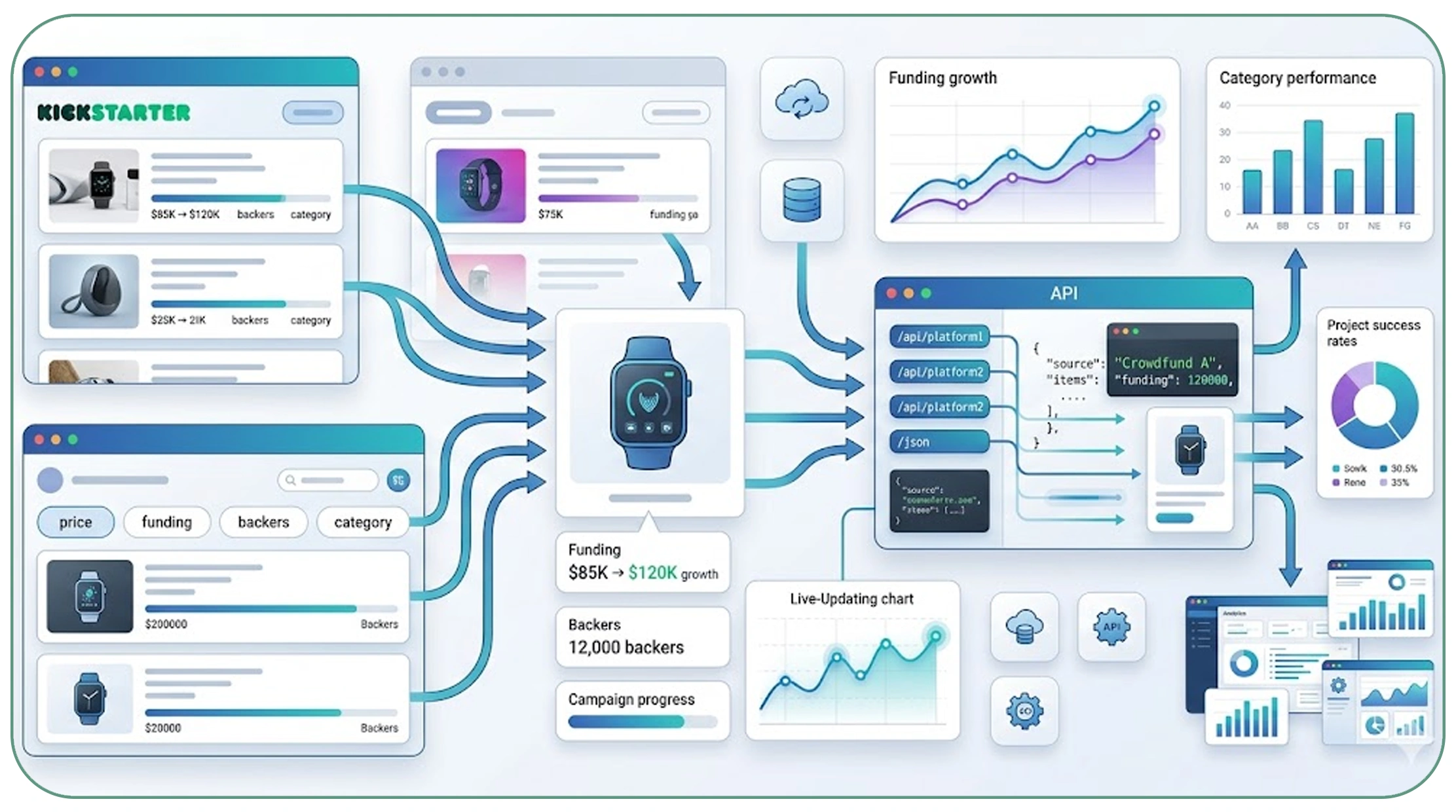 Leveraging APIs for scalable data extraction