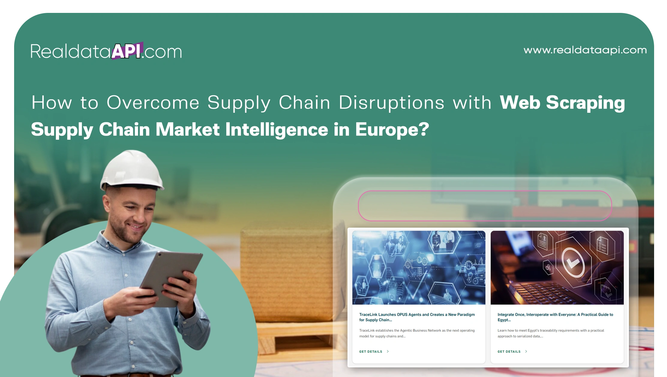 How to Overcome Supply Chain Disruptions with Web Scraping Supply Chain Market Intelligence in Europe?
