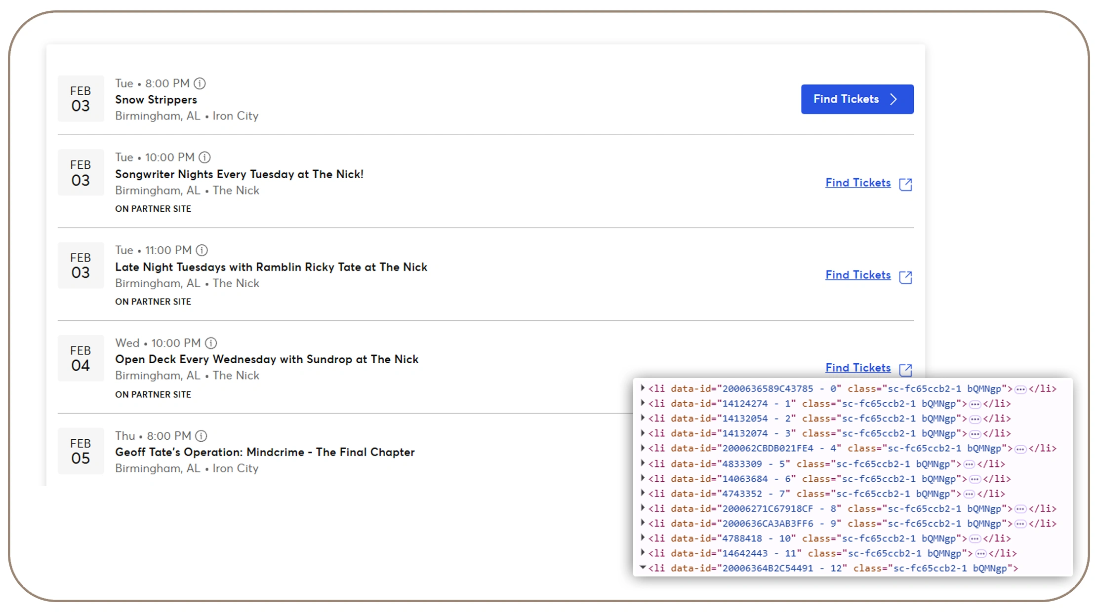 Linking Event Demand with Travel Behavior
