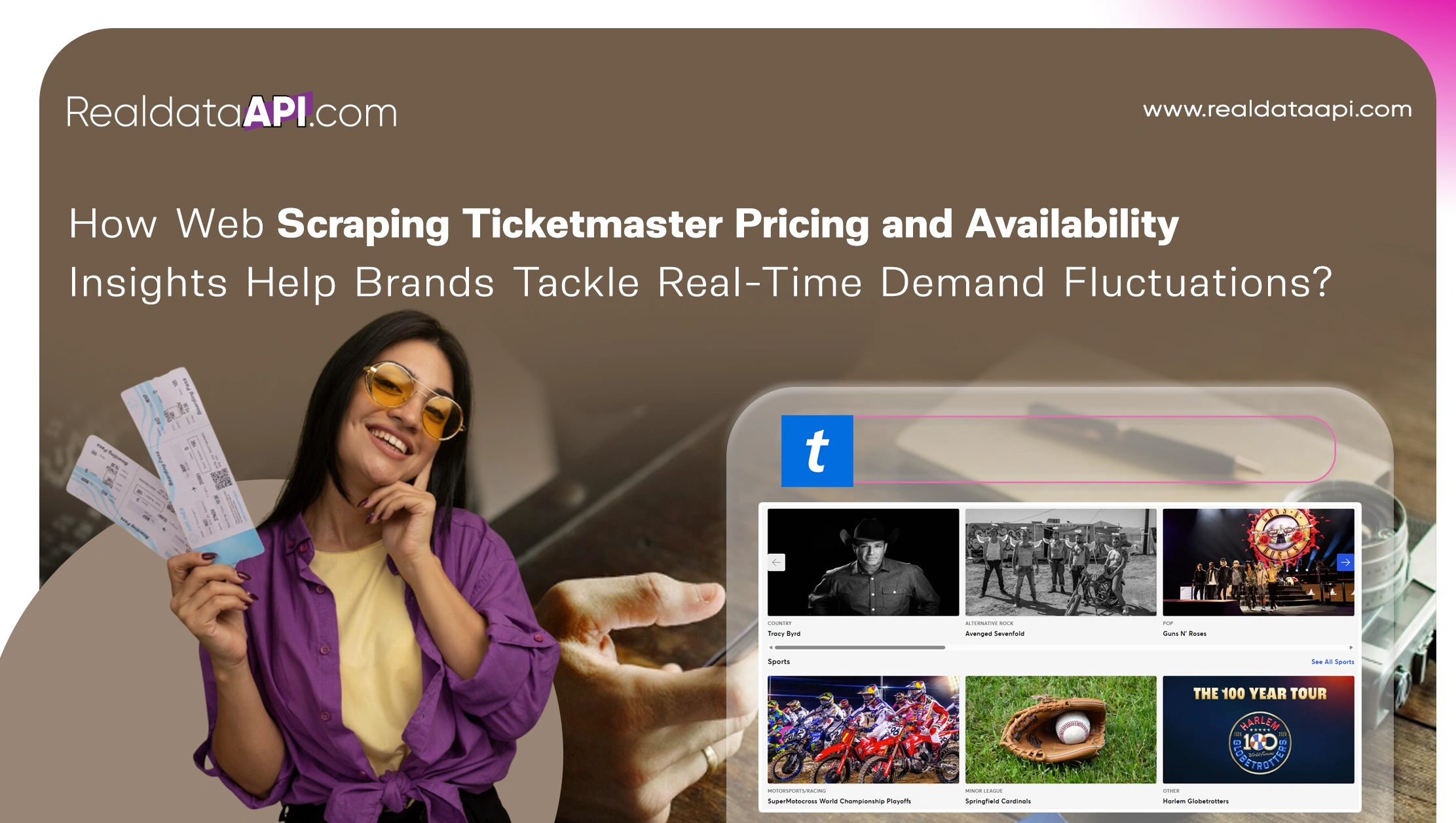 How Web Scraping Ticketmaster Pricing and Availability Insights Help Brands Tackle Real-Time Demand Fluctuations?